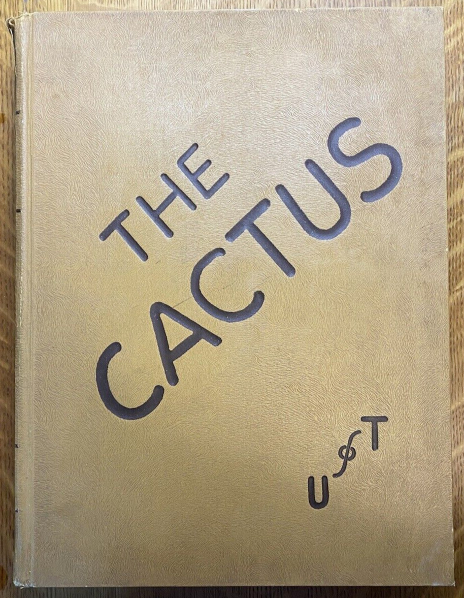 University of Texas Austin Yearbook The Cactus Vol 56 Bevo HC Vtg 1949