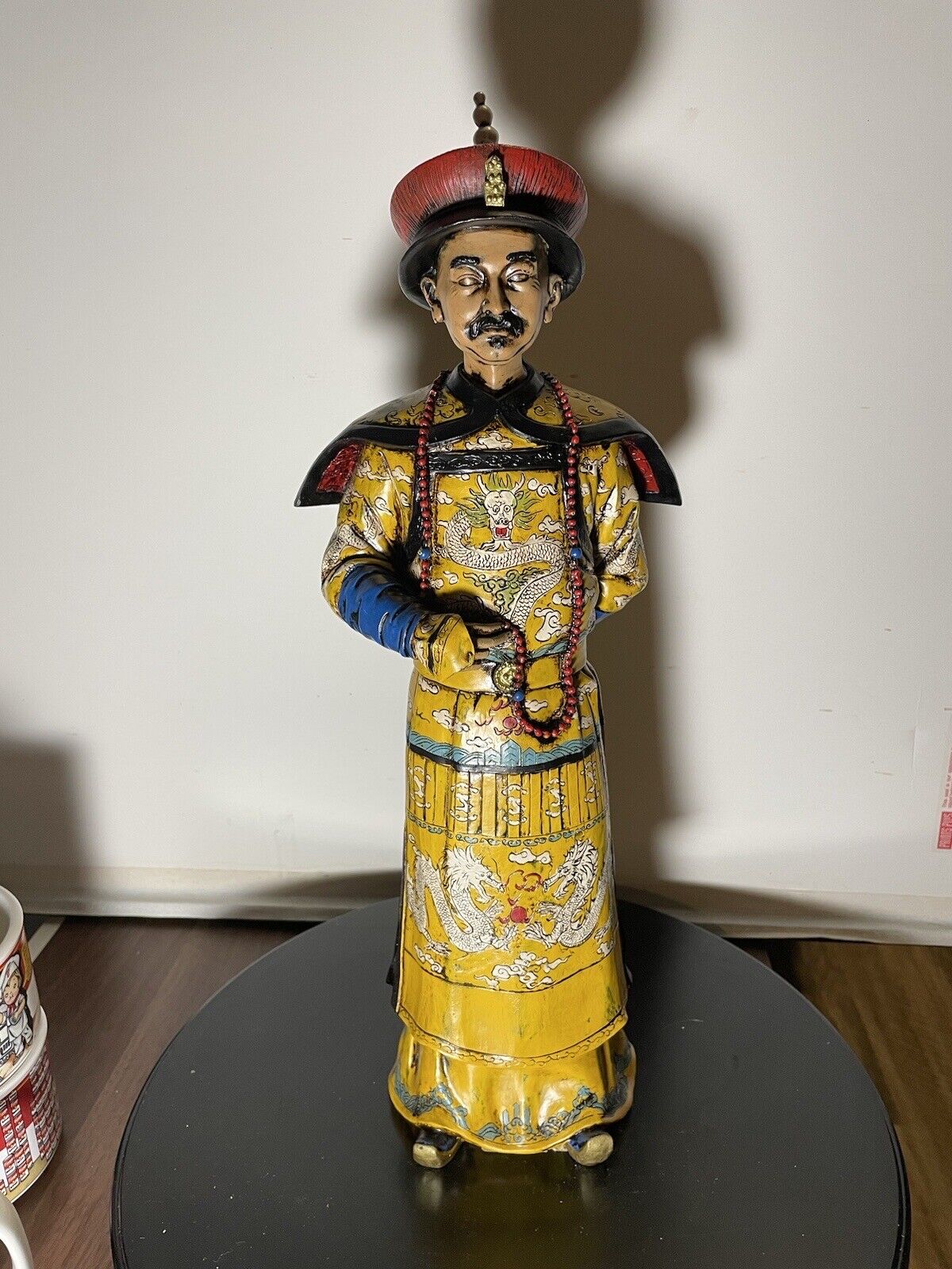Ceramic Chinese Male Figure Dressed in Ceremonial Garments  16\
