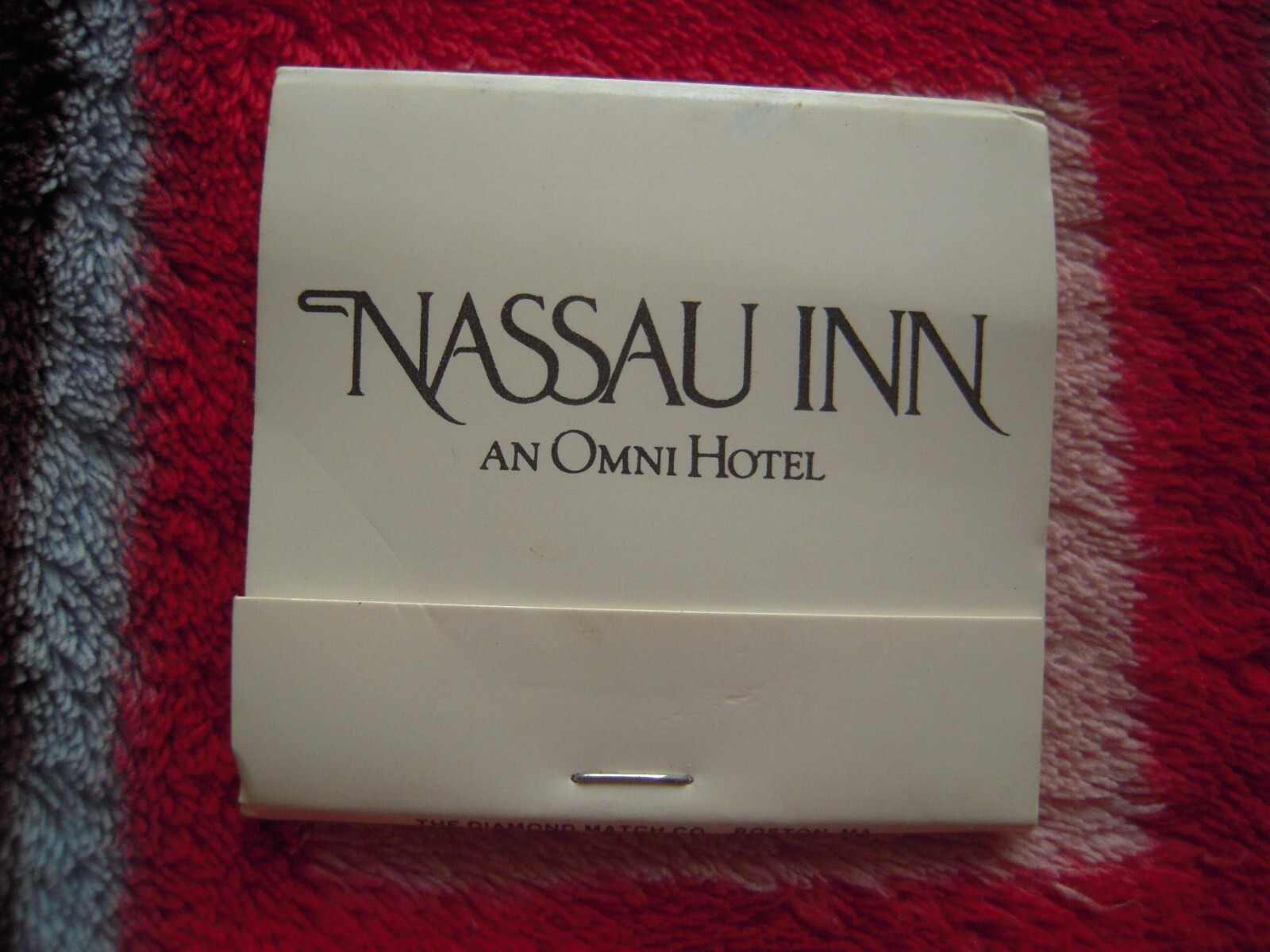 NOS VTG NASSAU INN - PALMER SQUARE - PRINCETON, NJ UNSTRUCK MATCHBOOK 2-1/8\