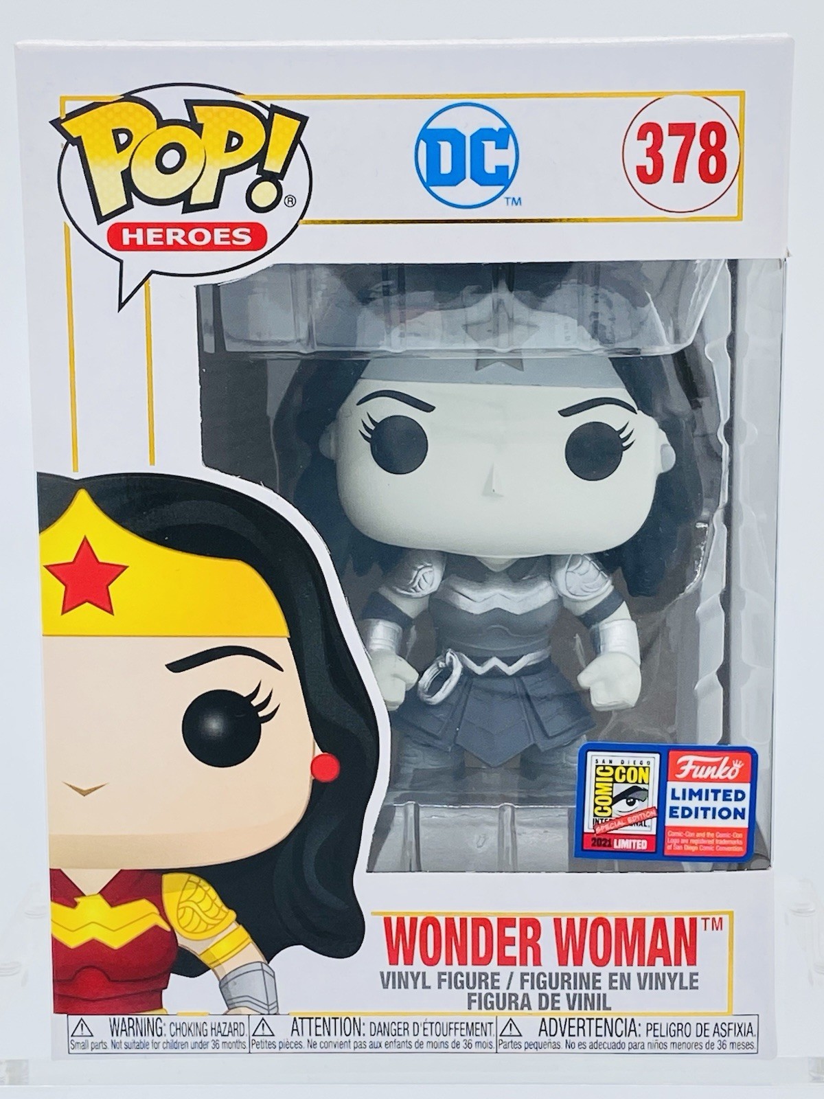 Funko Pop Wonder Woman #378 2021 SDCC Special Edition Limited Exclusive