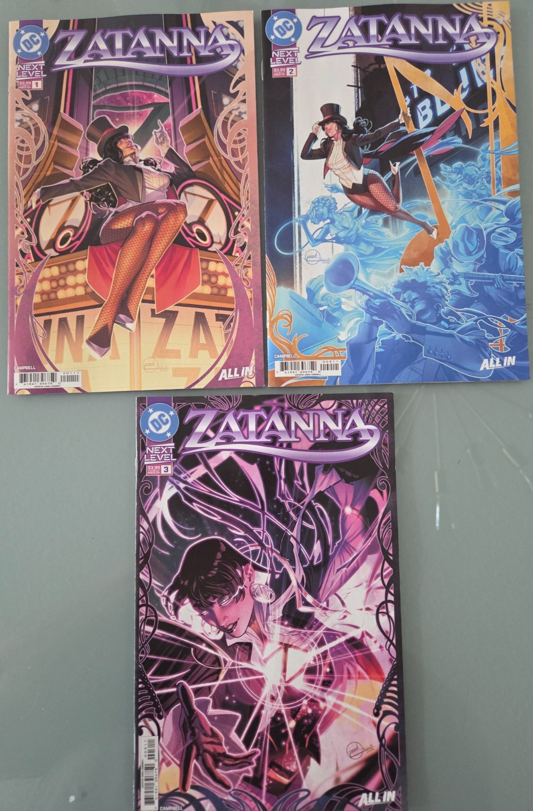 ZATANNA #1 2 3 (2026) DC NEXT LEVEL COMICS ALL IN JAMAL CAMPBELL JUSTICE LEAGUE ZATANNA #1 2 3 (2026) DC NEXT LEVEL COMICS ALL IN JAMAL CAMPBELL JUSTICE LEAGUE
