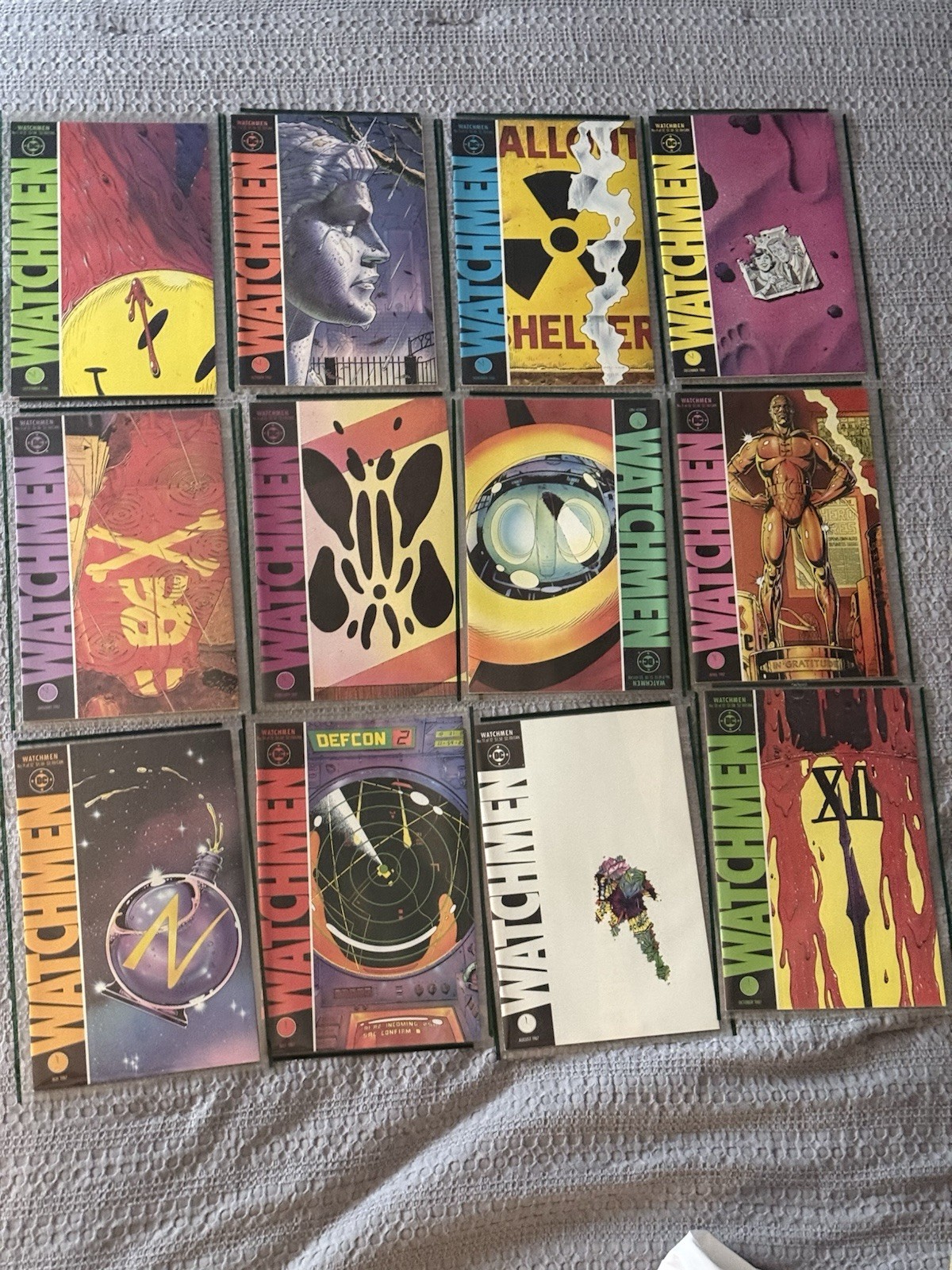 Watchmen #1 - 12 • DC • 1986/87 • Full Run Complete Set MN Condition. See Pics