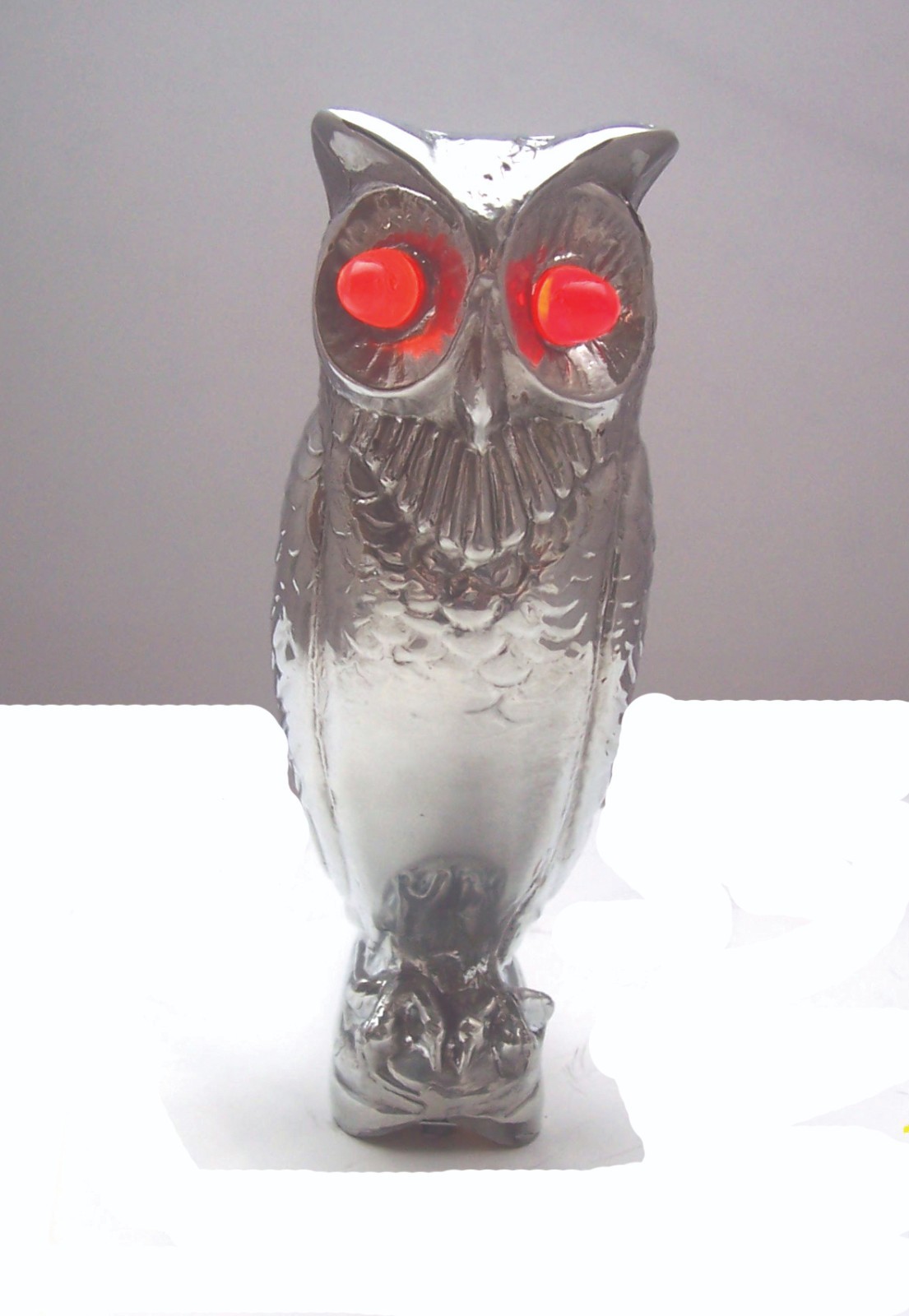 Wise Old Owl, Illuminated Eyes GEM218, Old GEM Manufacturing Hood Ornament Wise Old Owl, Illuminated Eyes GEM218, Old GEM Manufacturing Hood Ornament