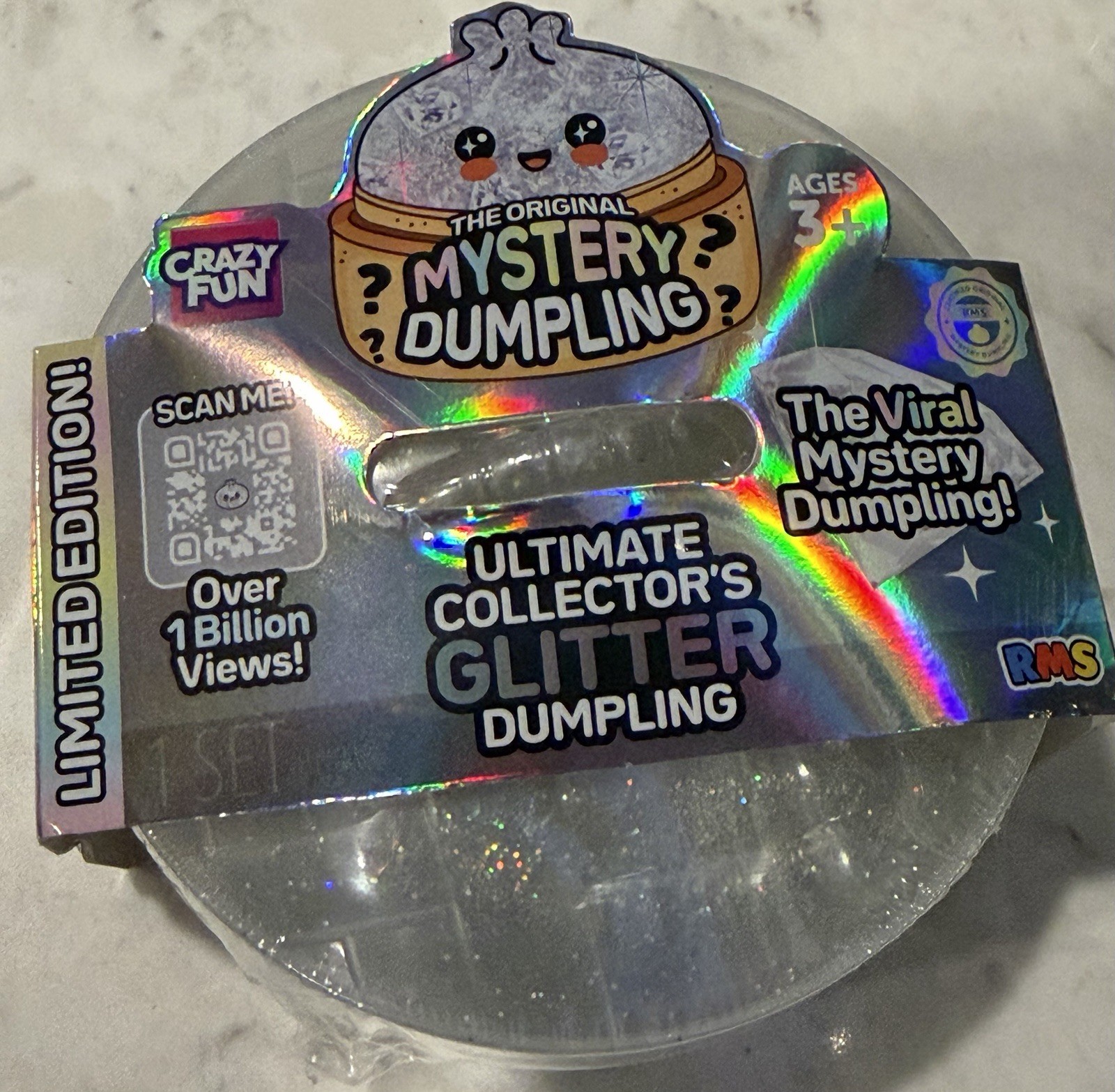  RARE Mystery RMS CRAZY FUN Dumpling Ultimate Collector Glitter Limited Edition
