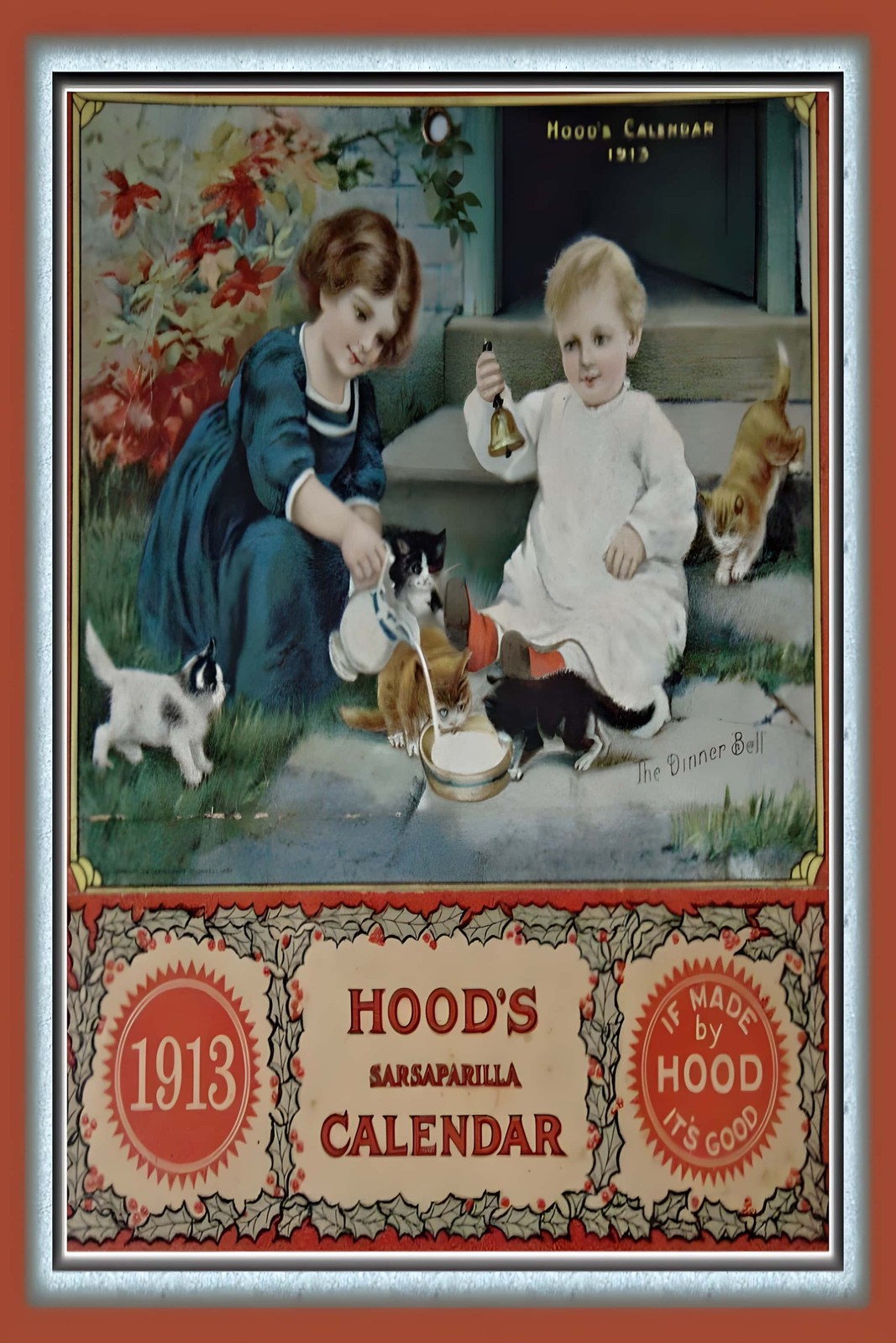Vintage Hood\'s 1913 Calendar Poster 🌟🤯💯 - Classic Print 24x36”
