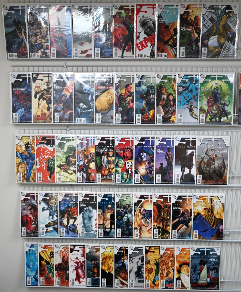 52 Week #1-52 Complete Set DC Comics 2006 Key Issues Avg NM- Bagged and Boarded