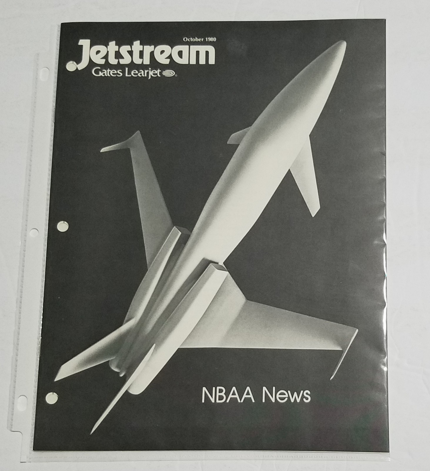 Gates Learjet Jetstream October 1980 Employee Newsletter Magazine. Lear Jet