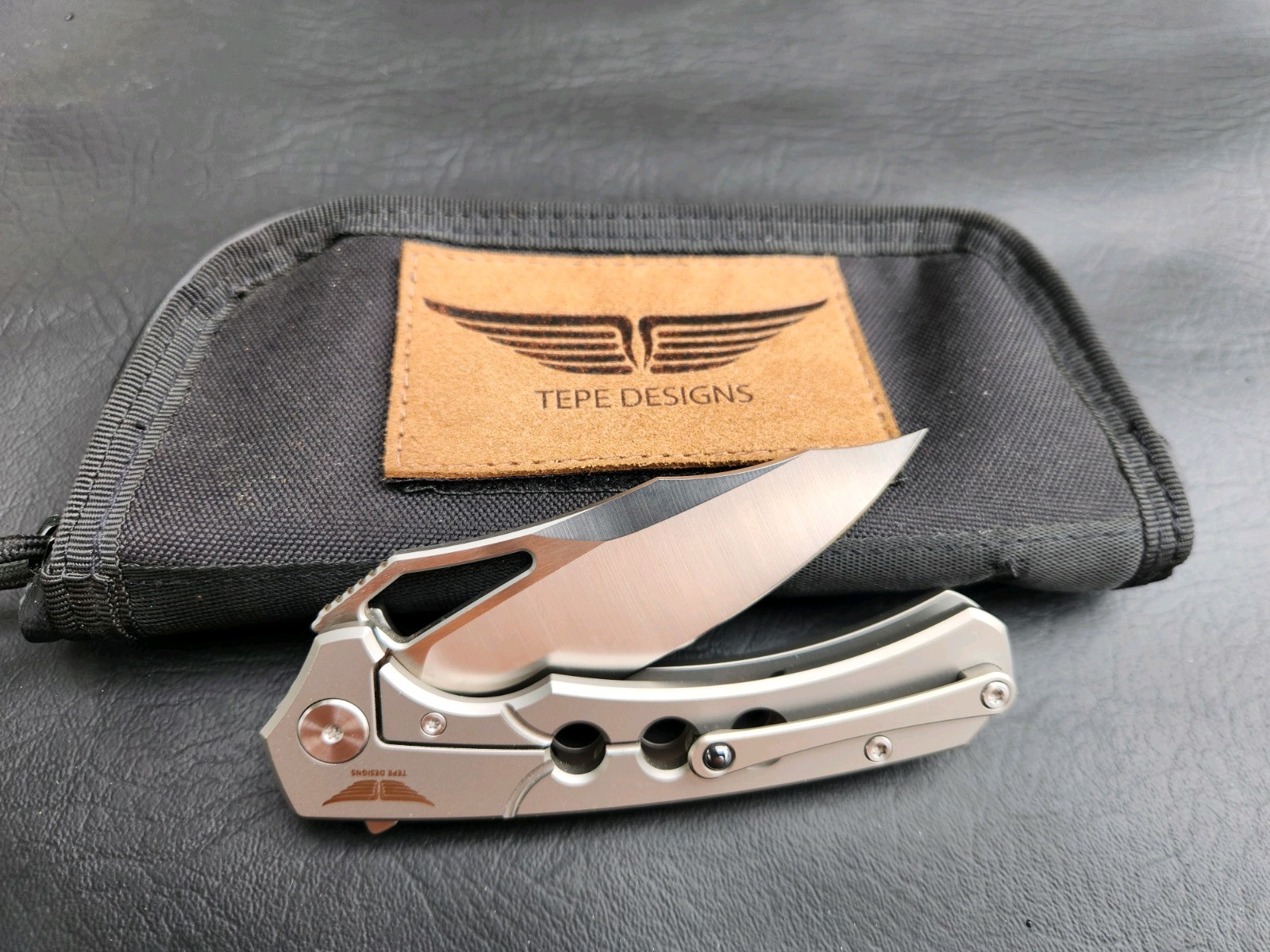 🔥TEPE DESIGN HORNET/ RARE/ Titanium/N690/ NEW