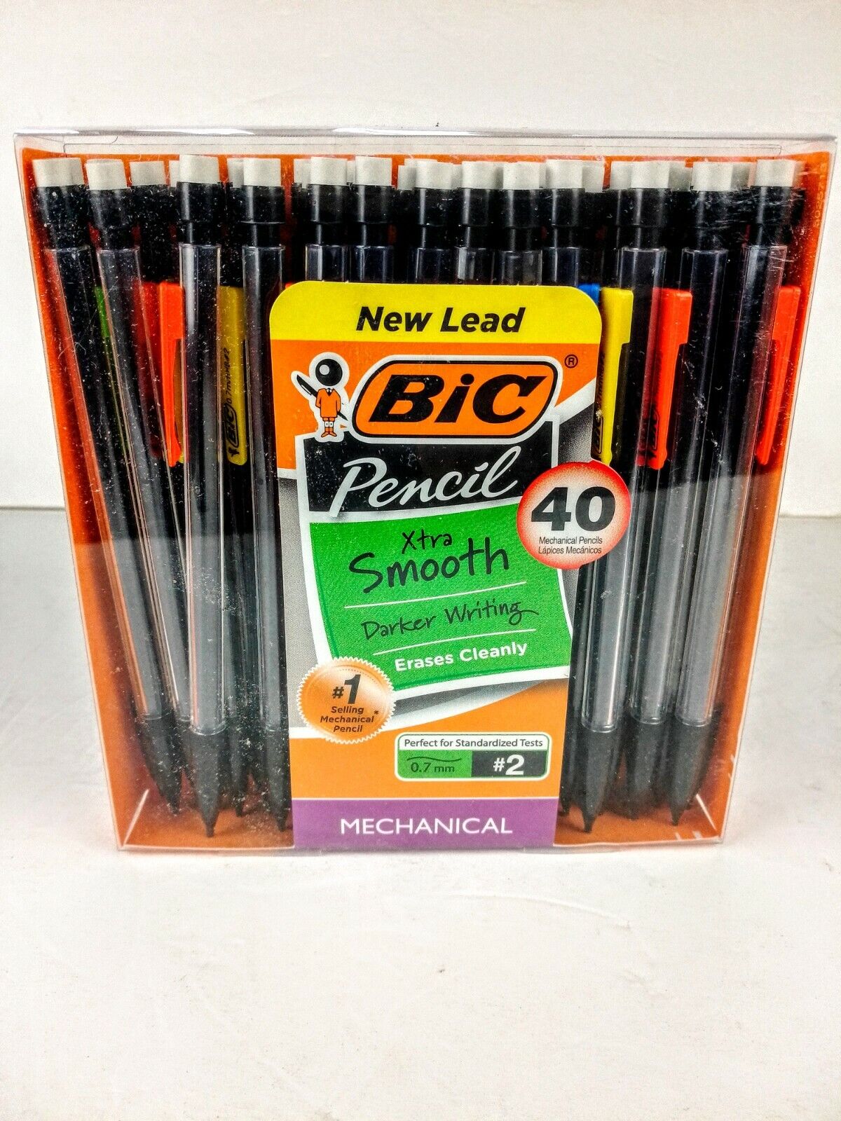 40 BIC Xtra Smooth Mechanical Pencils Darker Writing Point 0.7mm  #2