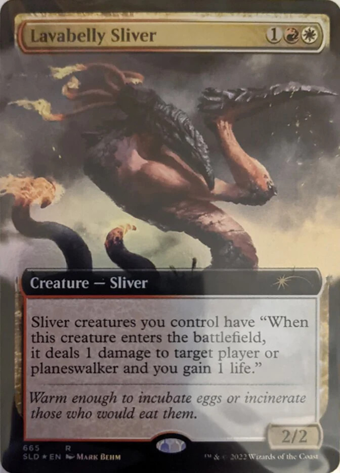 Lavabelly Sliver (Extended Art) [Secret Lair Drop Promos] Foil Near Mint MTG