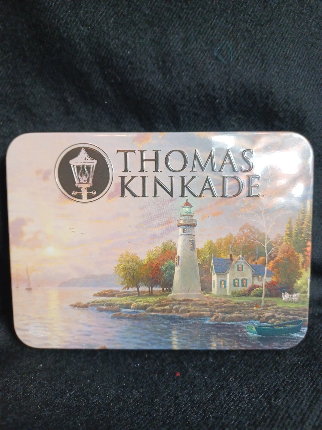 Thomas Kinkade Deluxe Playing Card Set 2014 Made In the USA 2 Sealed Decks w/Tin
