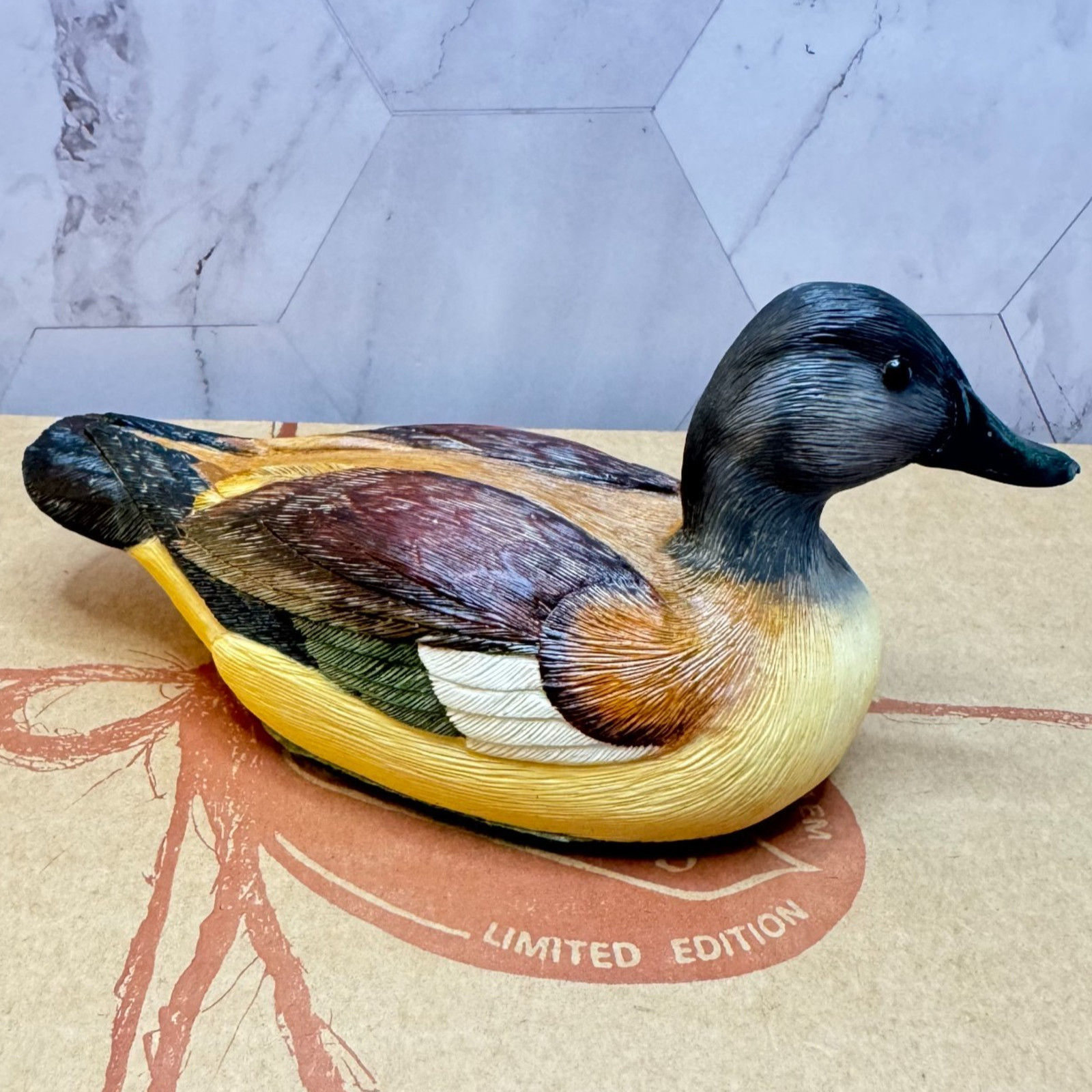Feathers of Knysna ShelDuck Hand Carved Limited Edition Collectors Numbered Duck