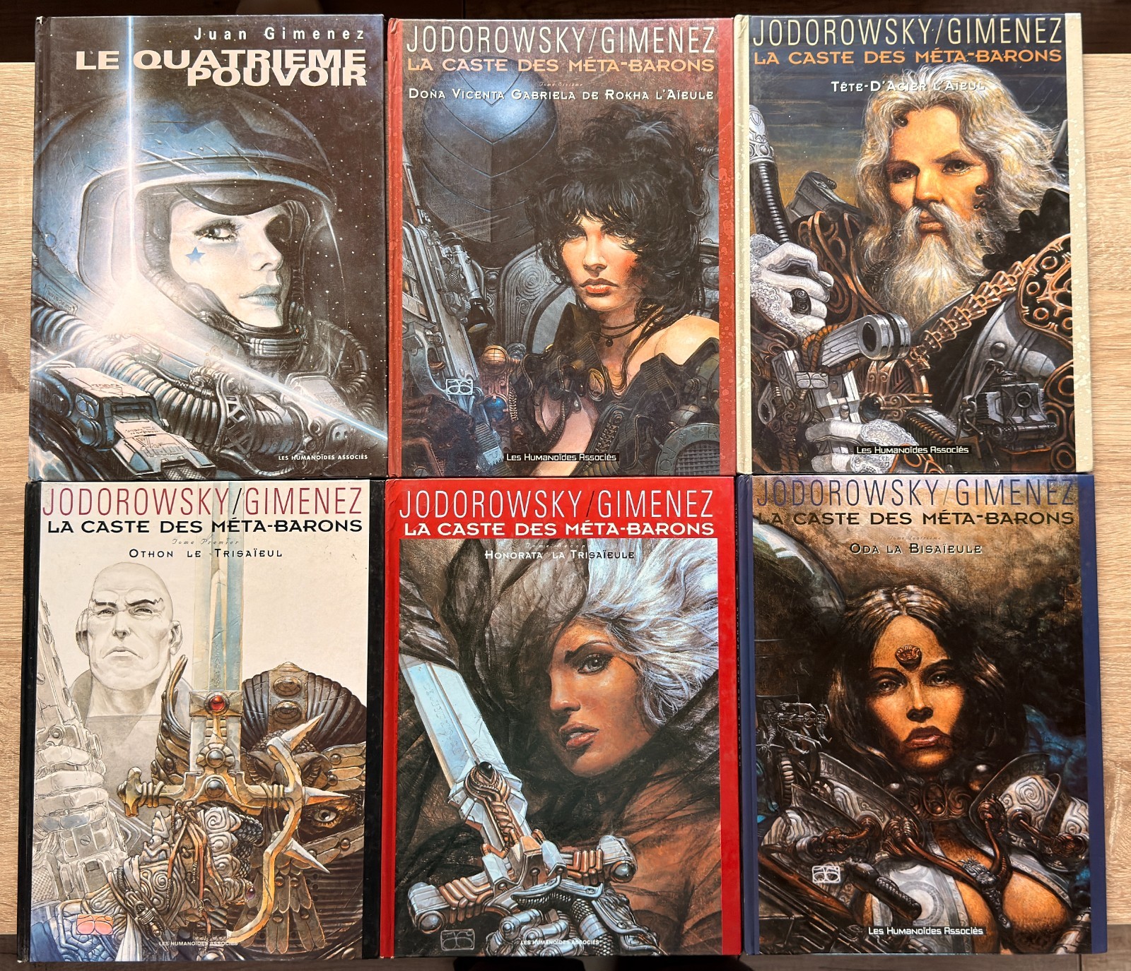 JODOROWSKY / GIMENEZ Graphic Novel 6 Comics Hardcover Book Lot 90\'s