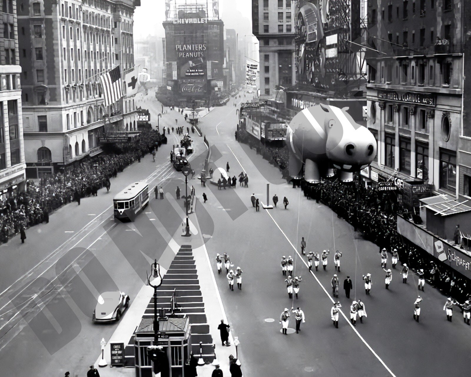 1924 Macy\'s Thanksgiving Day Parade Float in New York City -B- 8x10 Photo