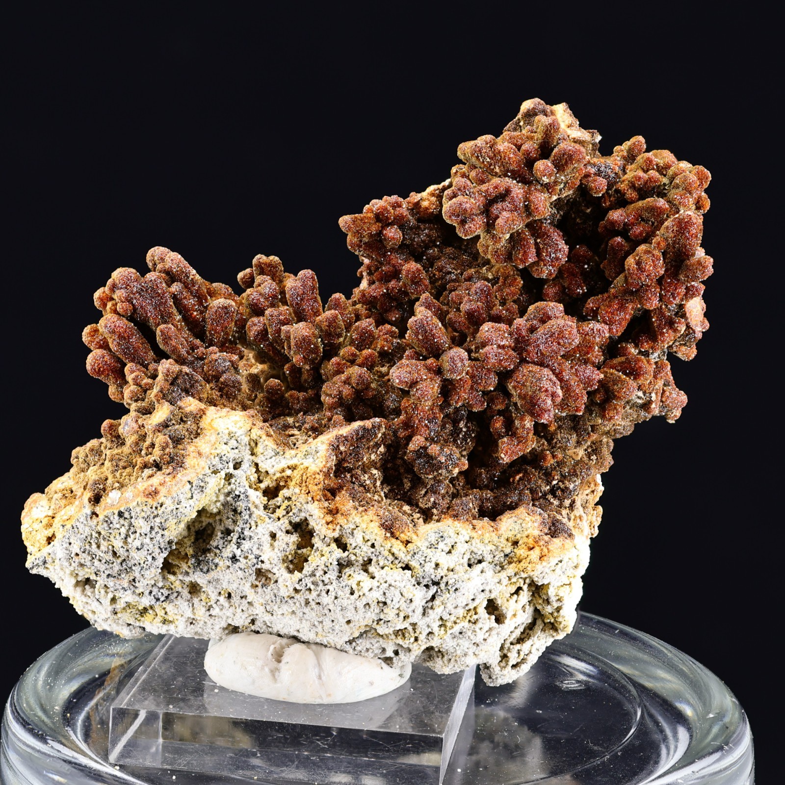 Descloizite ps Vanadinite Crystals | Robinson District, Nevada - NEW FIND Descloizite ps Vanadinite Crystals | Robinson District, Nevada - NEW FIND