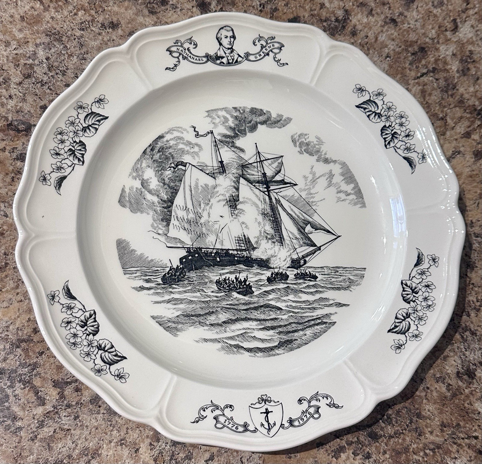 Wedgewood US Revolutionary War Commemorative Plate Complete Set Of 13 RARE 250