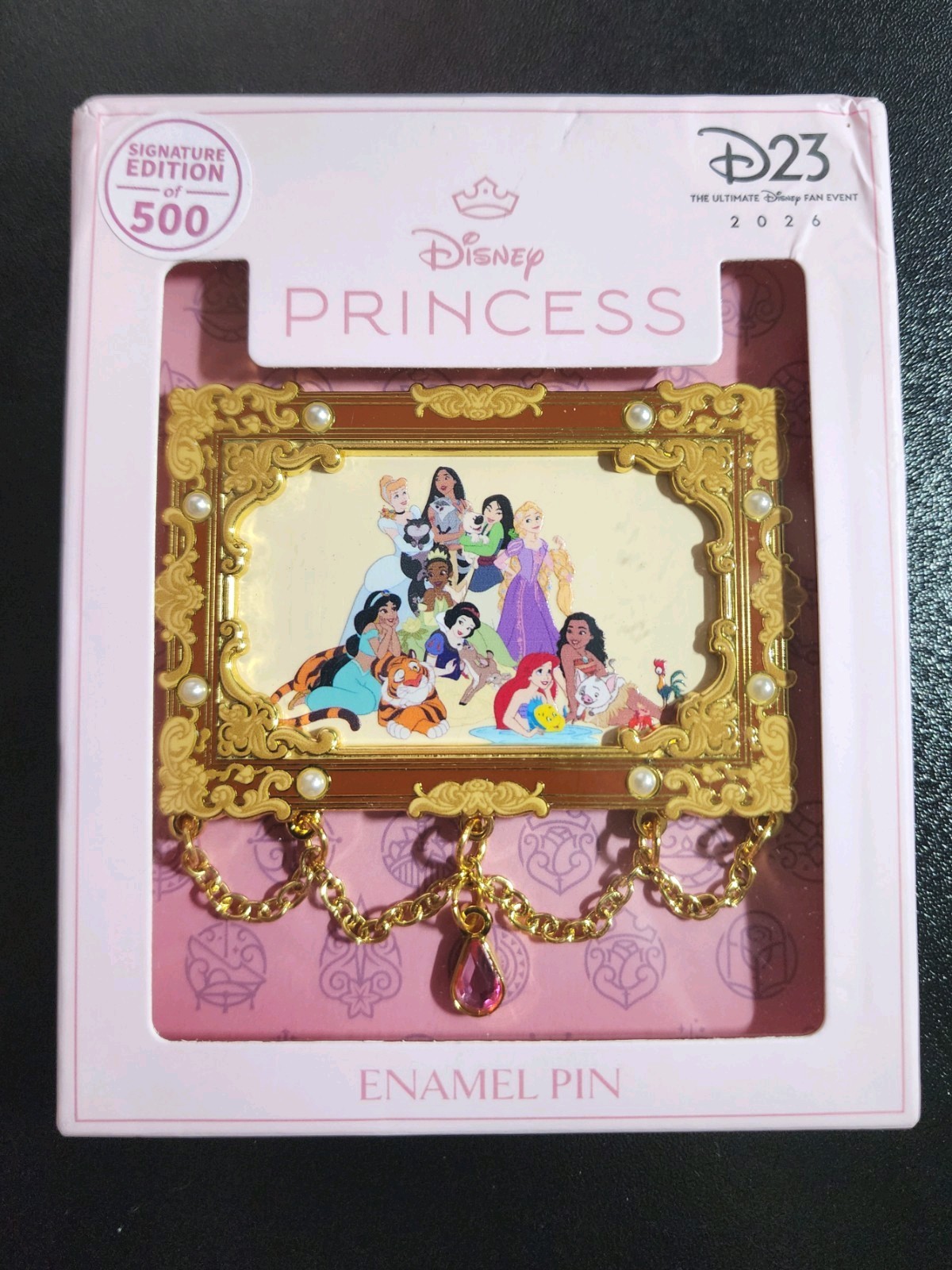 D23 2026 Disney Box Lunch Exclusive Princess Group Pin LE 500 NIB Signature Ed.