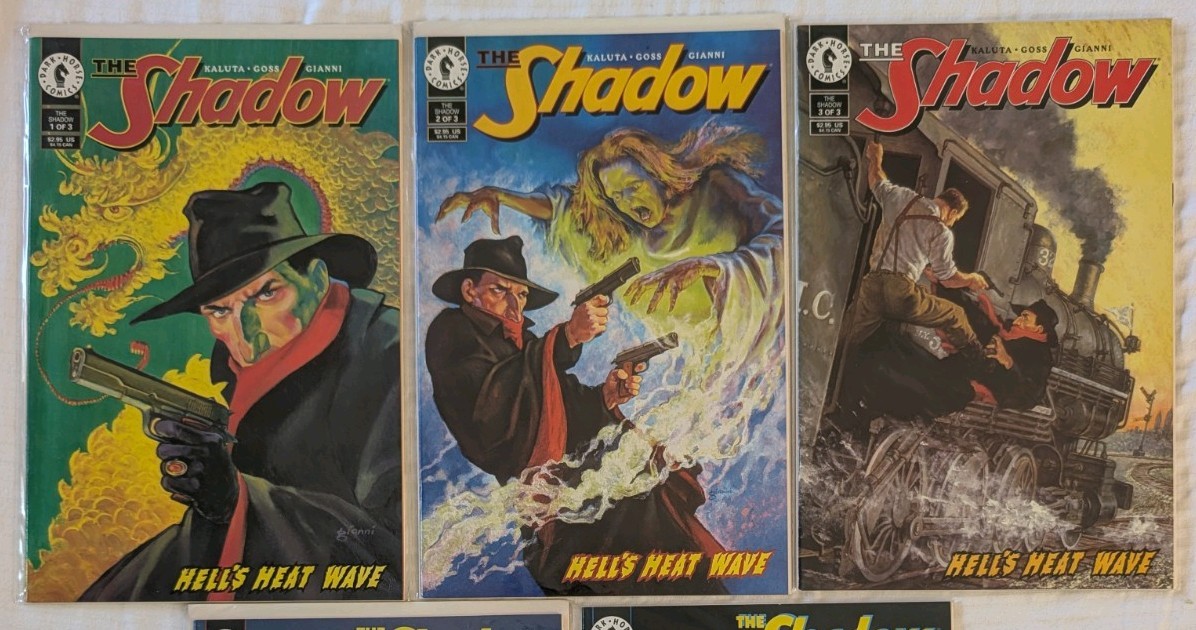 THE SHADOW: Hell\'s Heat Wave #1-3 NM Dark Horse Comics 1995 Complete Set THE SHADOW: Hell\'s Heat Wave #1-3 NM Dark Horse Comics 1995 Complete Set