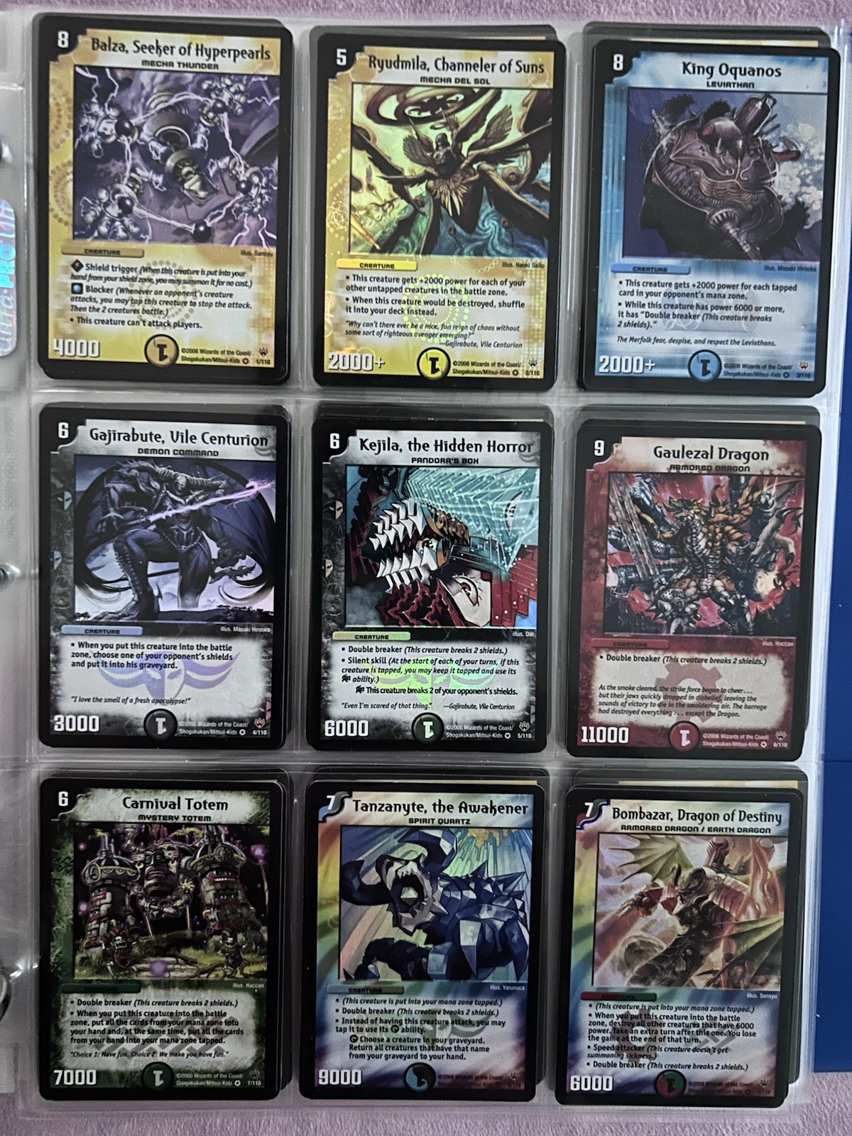Duel Masters - DM01-12 Master Set *All 900 Cards Included