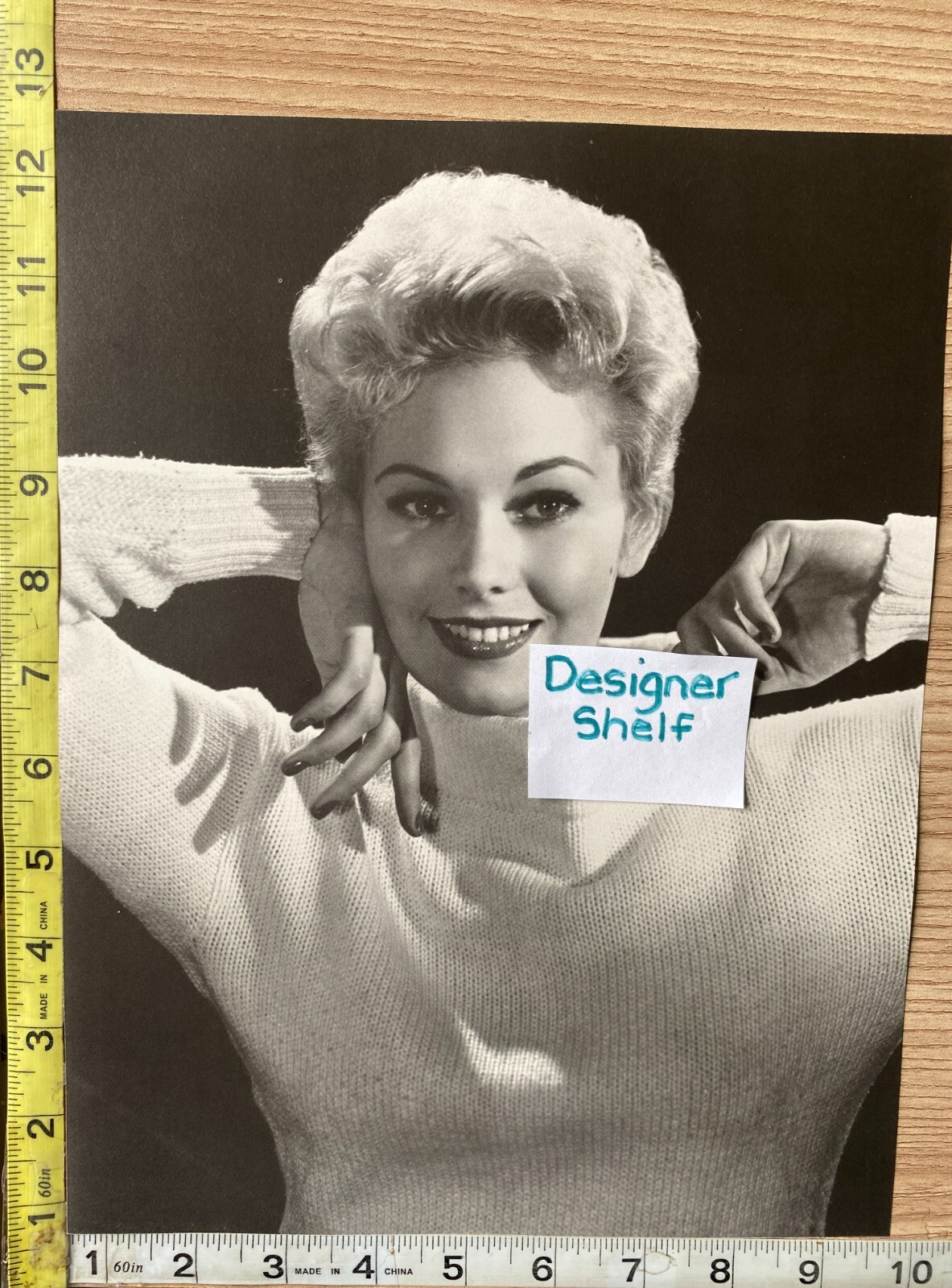 Kim Novack Actress 1955 Five Against The House Movie Scene Book Photograph