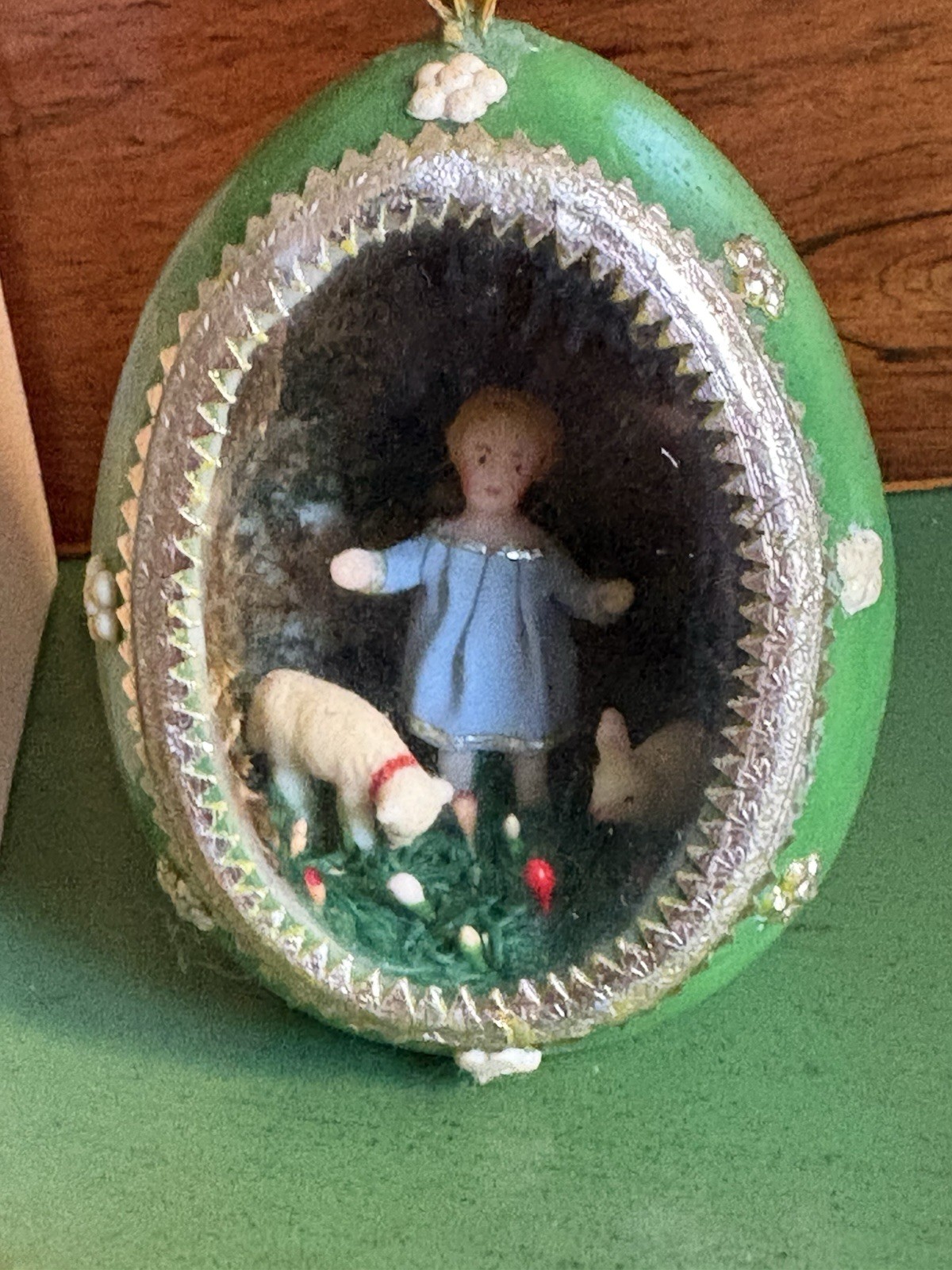 Vintage Wax Diorama Austria Easter Egg
