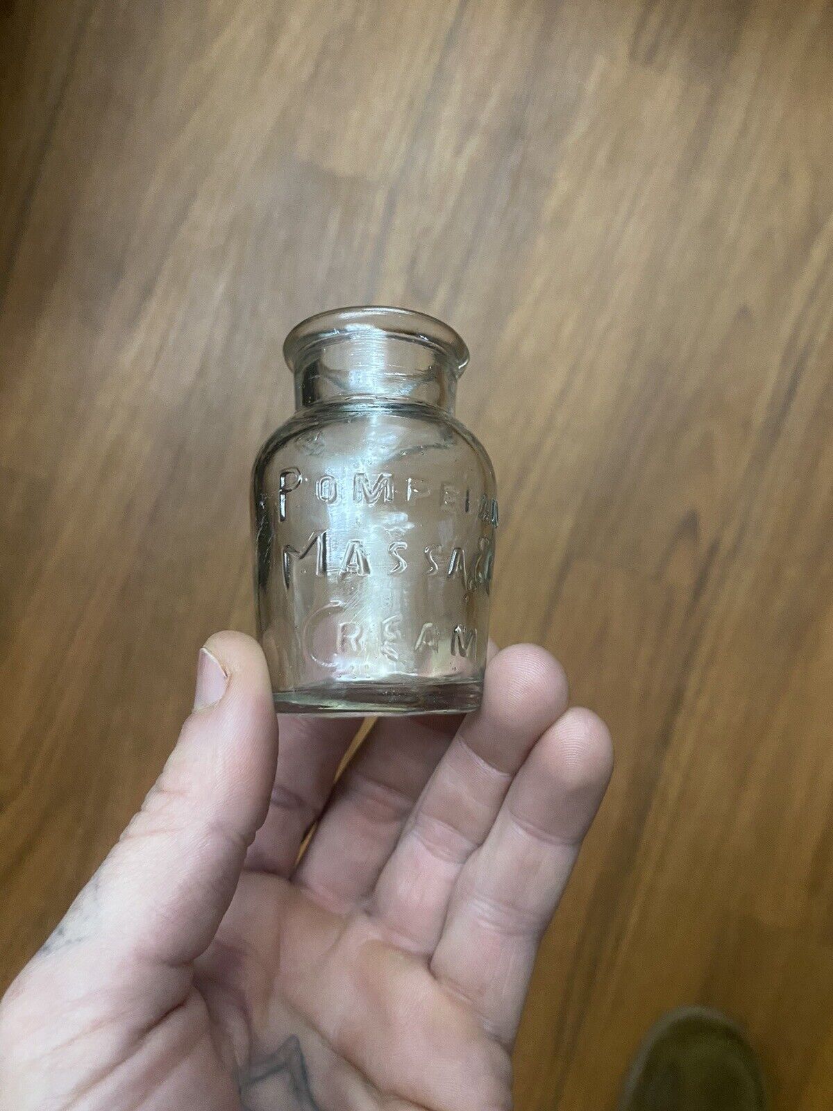 Vintage Pompeian Massage Cream jar
