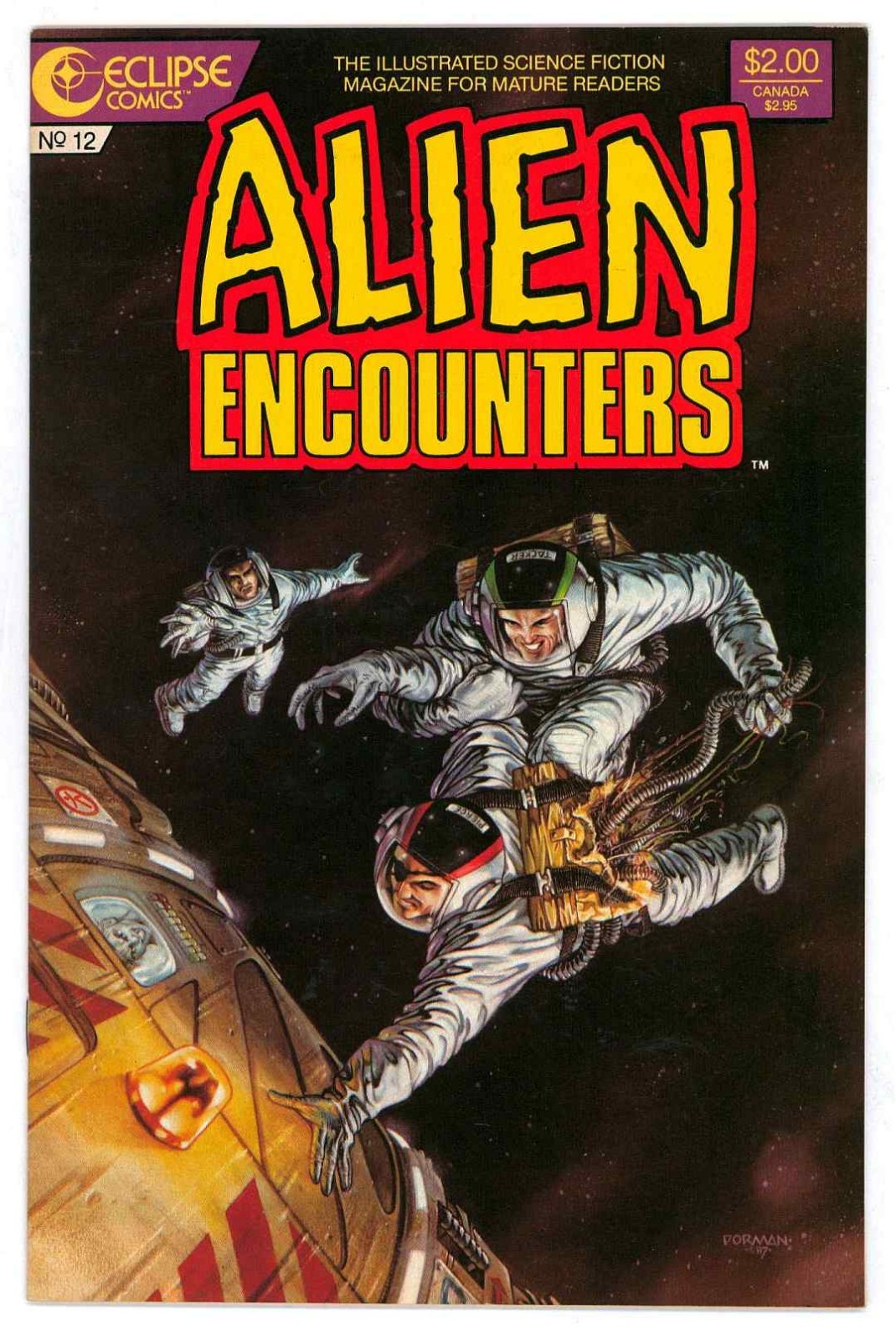 Alien Encounters #12 NM-9.2 Eclipse Comics Dixon Randall DeMulder 1987 Sci-Fi