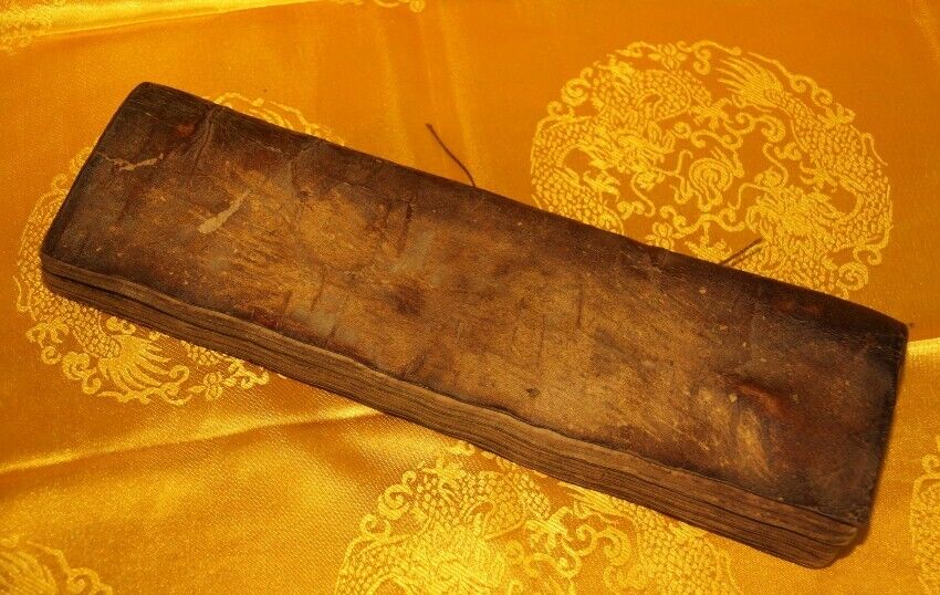 Real Rare Tibet 1800s Old Antique Buddhist Hand-wrriten Sutra Lection Manuscript