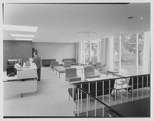Paterson NJ 1960s Paterson Clinic 750 Broadway Reception Waiting Room
