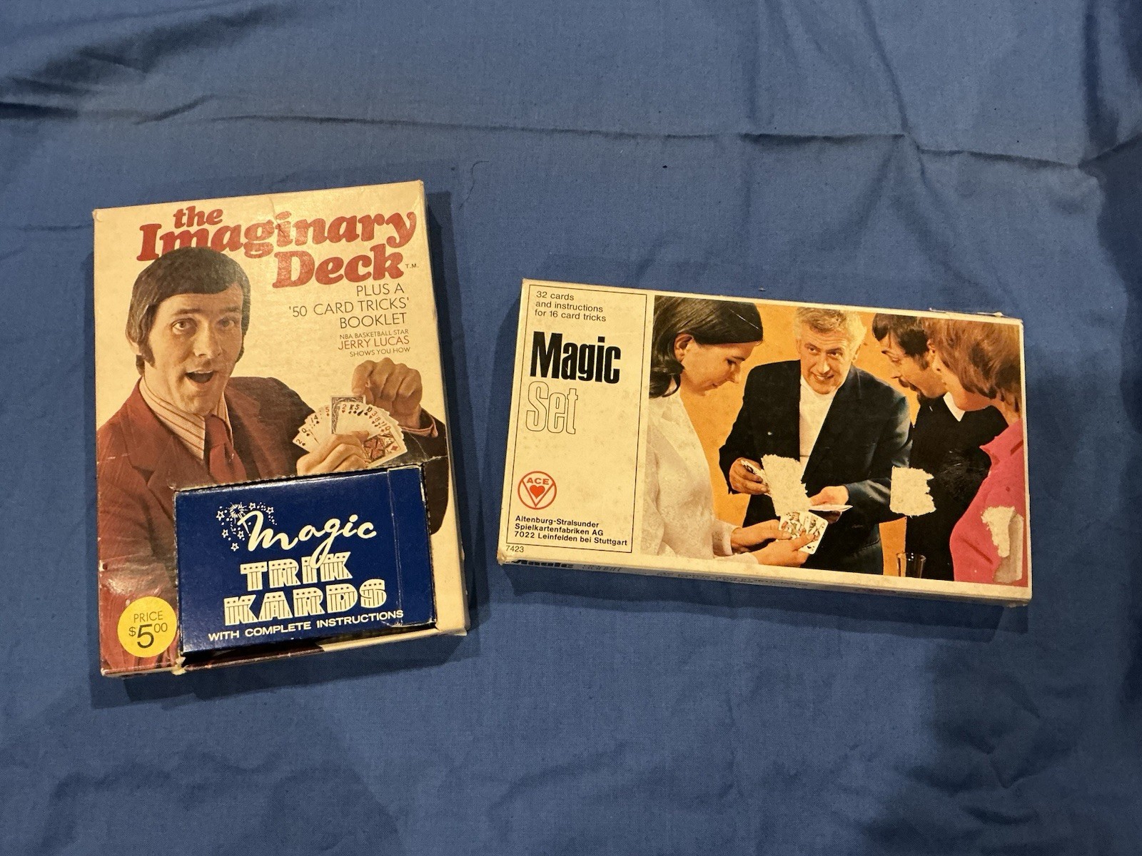 Vintage Magic Tricks ~ The Imaginary Deck + ACE Magic Set - Card Tricks