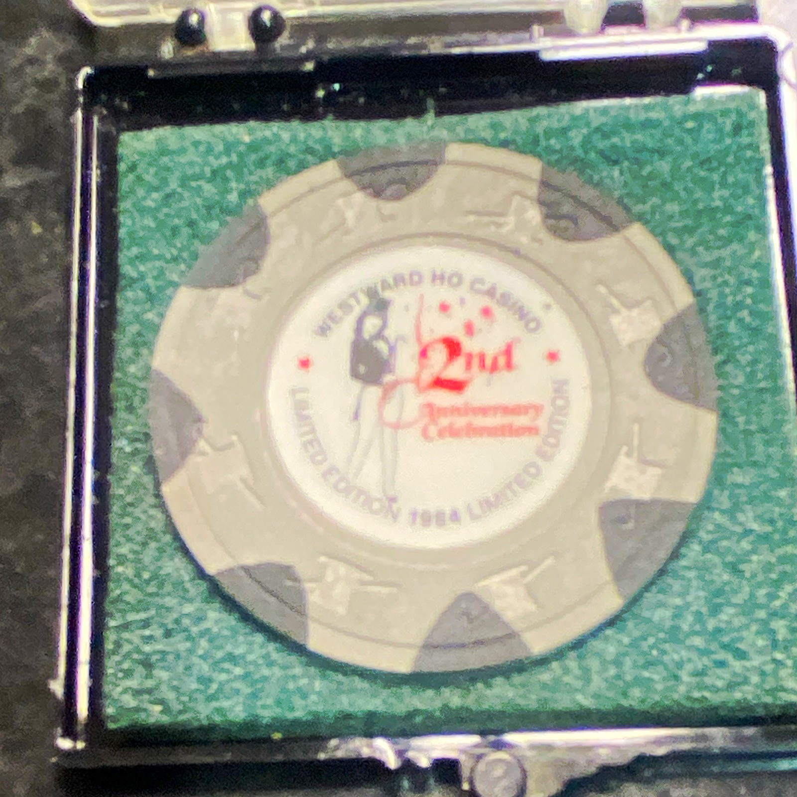 Westward Ho Casino 1984 2nd Anniversary Chip Las Vegas