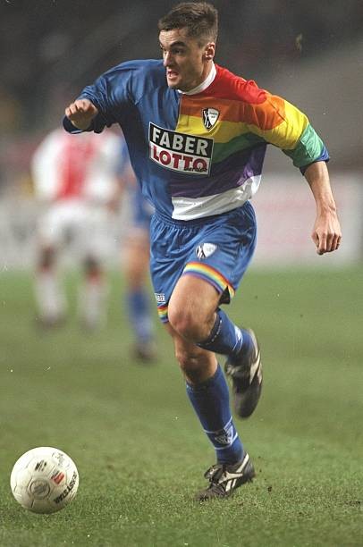 Thomas Reis of VfL Bochum UEFA Cup Third Round match v Ajax Amster- Old Photo