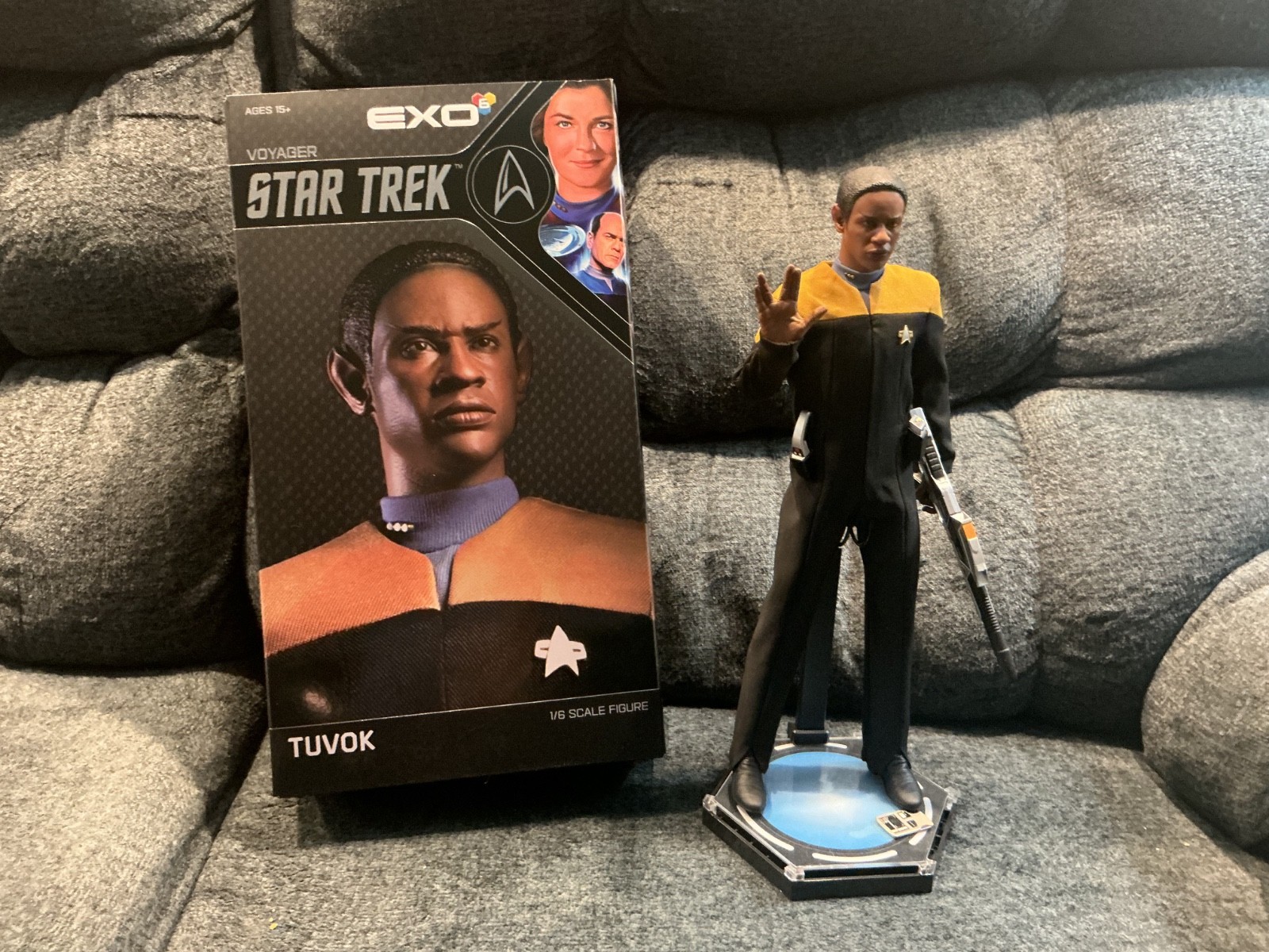 RARE EXO-6 Star Trek Voyager 1/6 scale Figure: TUVOK