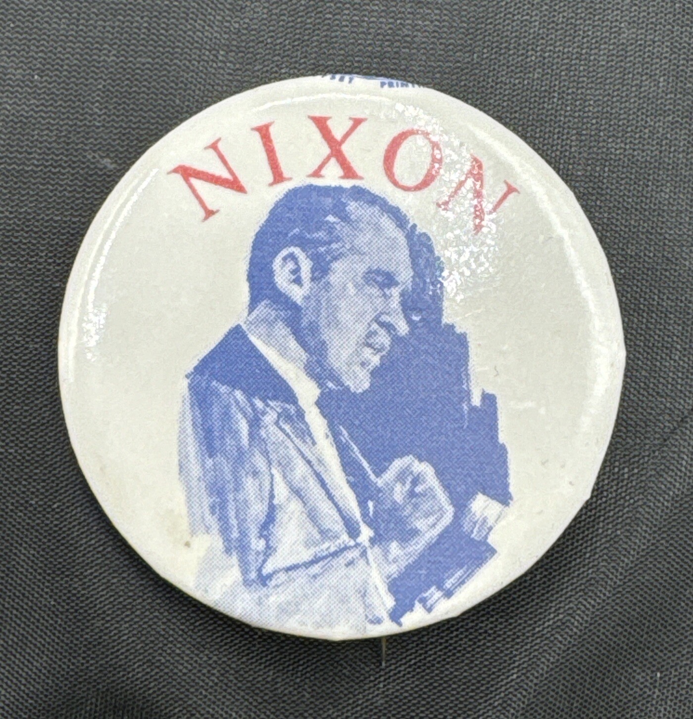 Rare Vintage Nixon Offset Printing Pin