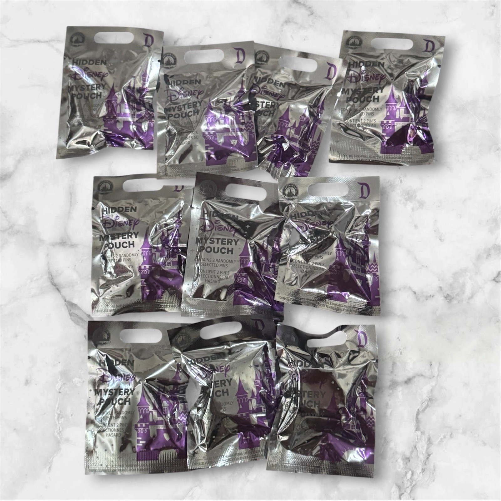 10 Purple PACKS 2026 DISNEYLAND DLR Hidden Disney Mickey Wave B Mystery