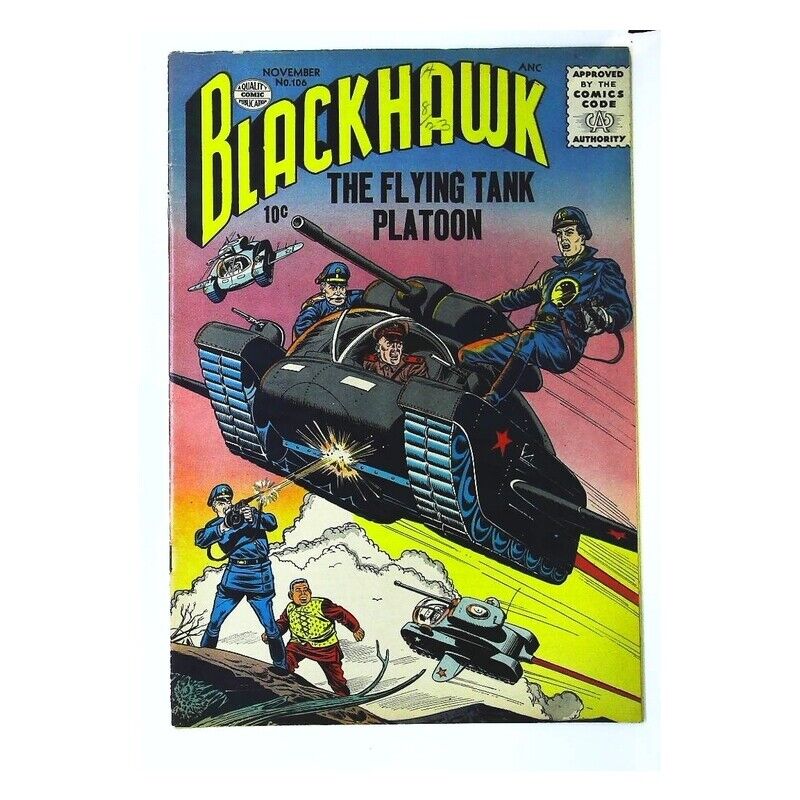 Blackhawk (1944 series) #106 in Fine minus condition. DC comics [s: