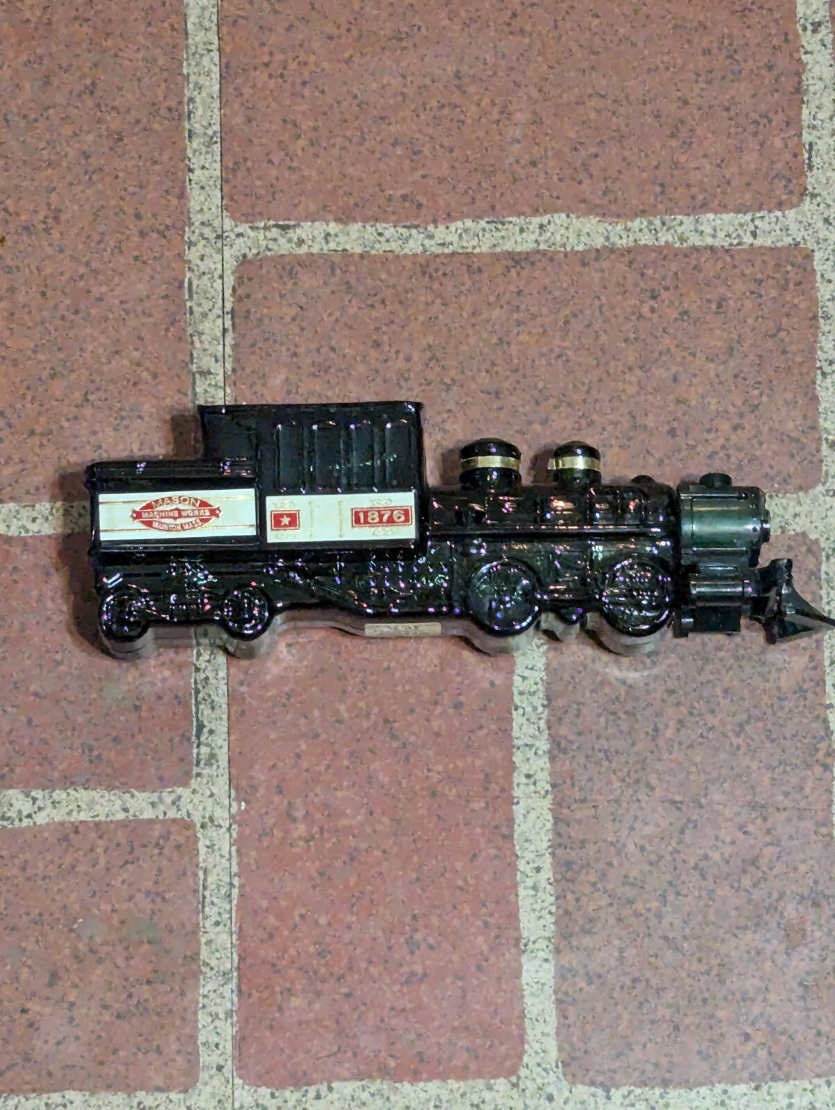 Avon Collect. Cologne Decanter. 110 Yr. Anniversary Model  Centen.1876 Trainť