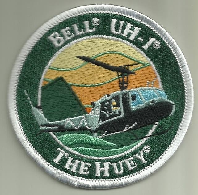 BELL UH-1 THE HUEY PATCH HELICOPTER U.S.NAVY ARMY USMC PILOT CREW USA READ AD