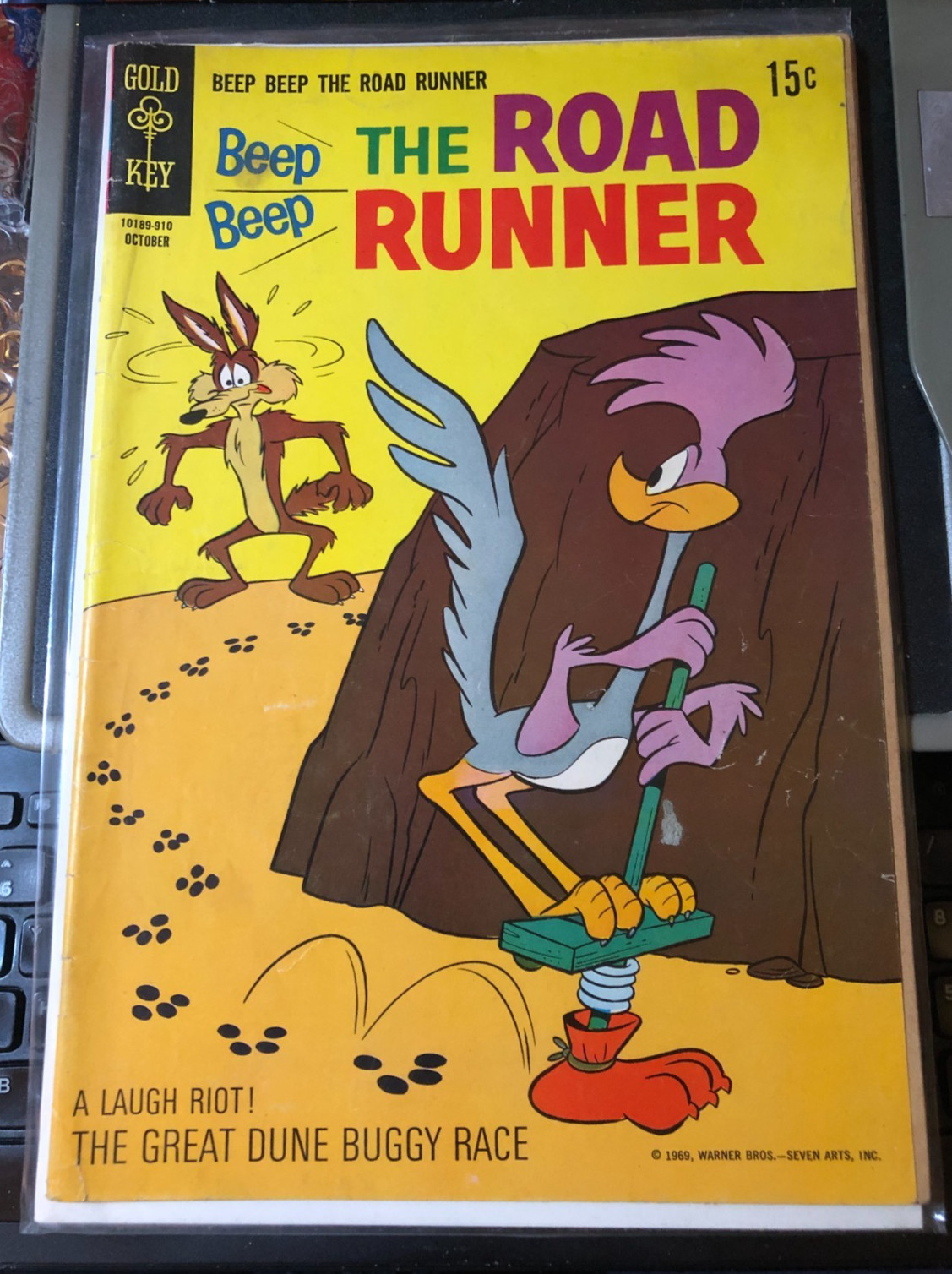 Comic: BEEP BEEP The ROAD RUNNER #14 Gold Key OCT 1969 Looney Tunes WILE COYOTE