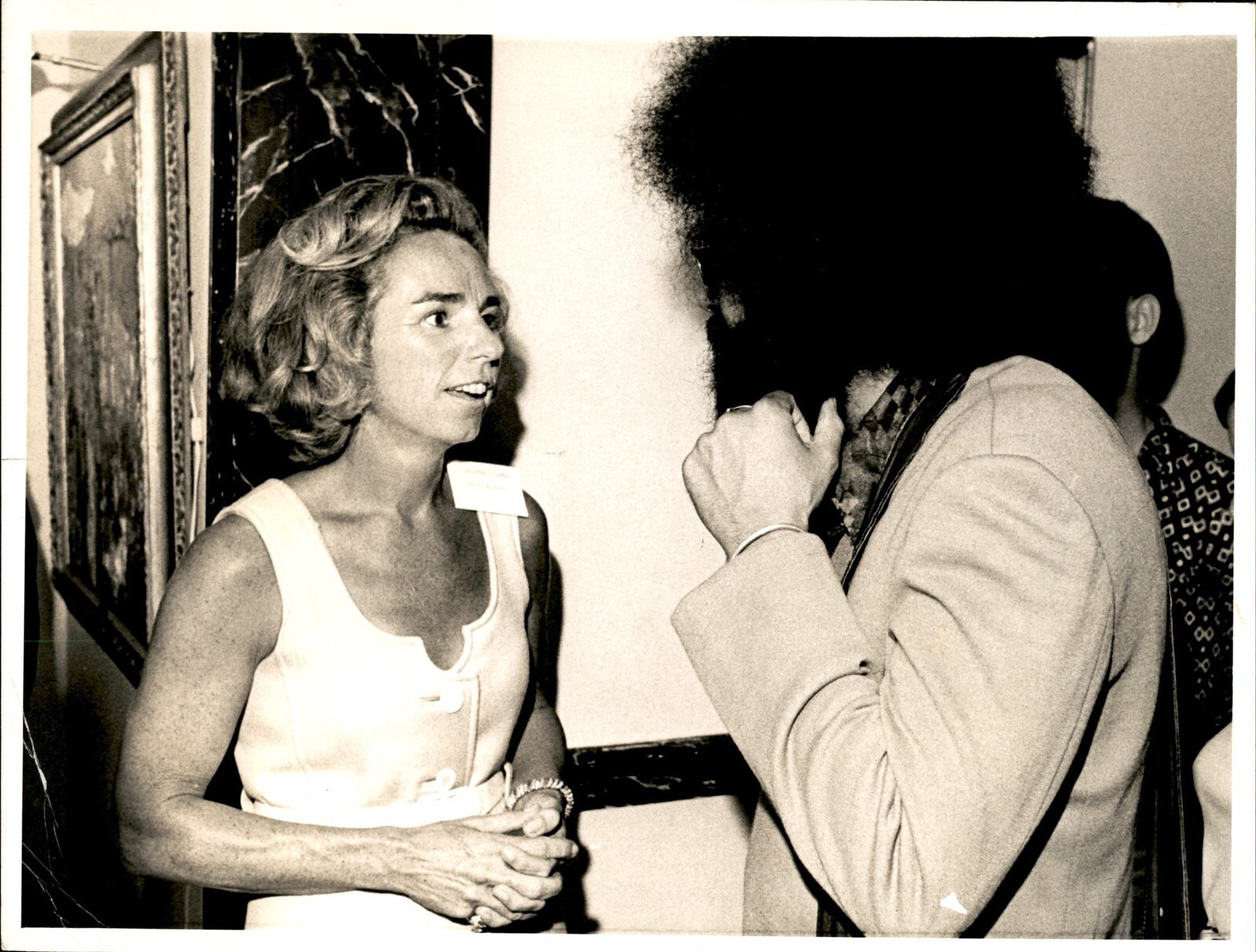 GA237 1970 Original Photo ETHEL KENNEDY & TOPPER CAREW KENNEDY FOUNDATION DINNER