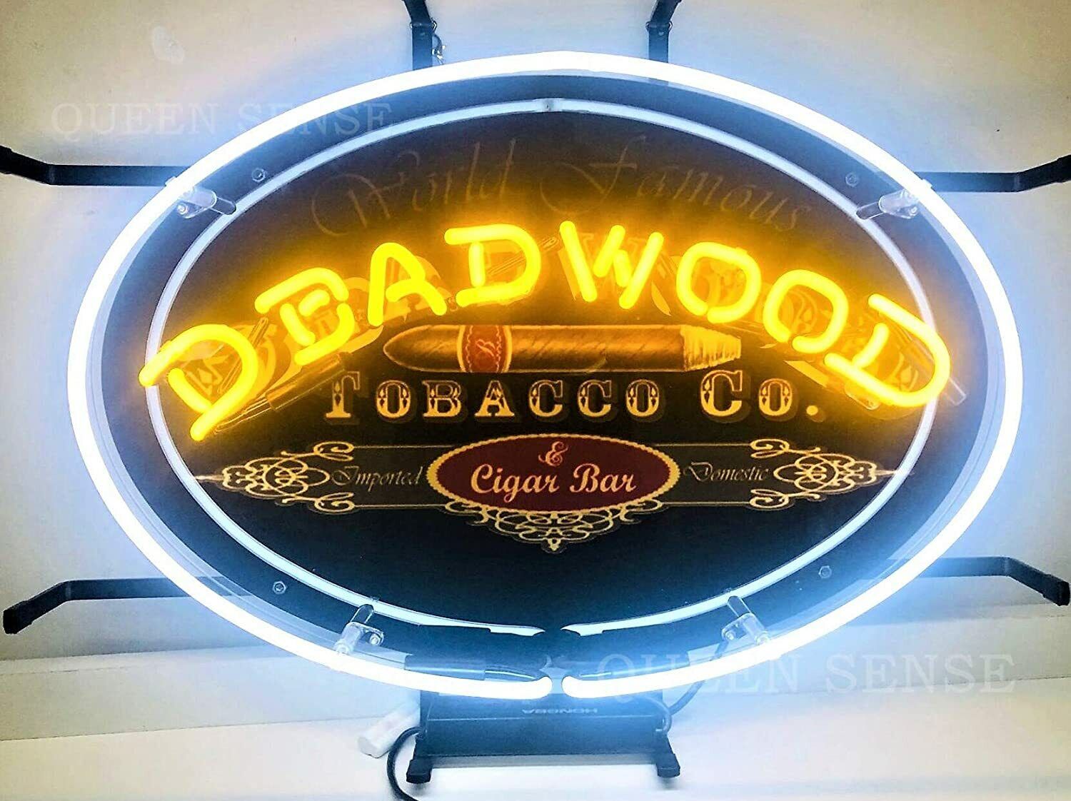 New Deadwood Tobacco Cigar Light Lamp Neon Sign 24\