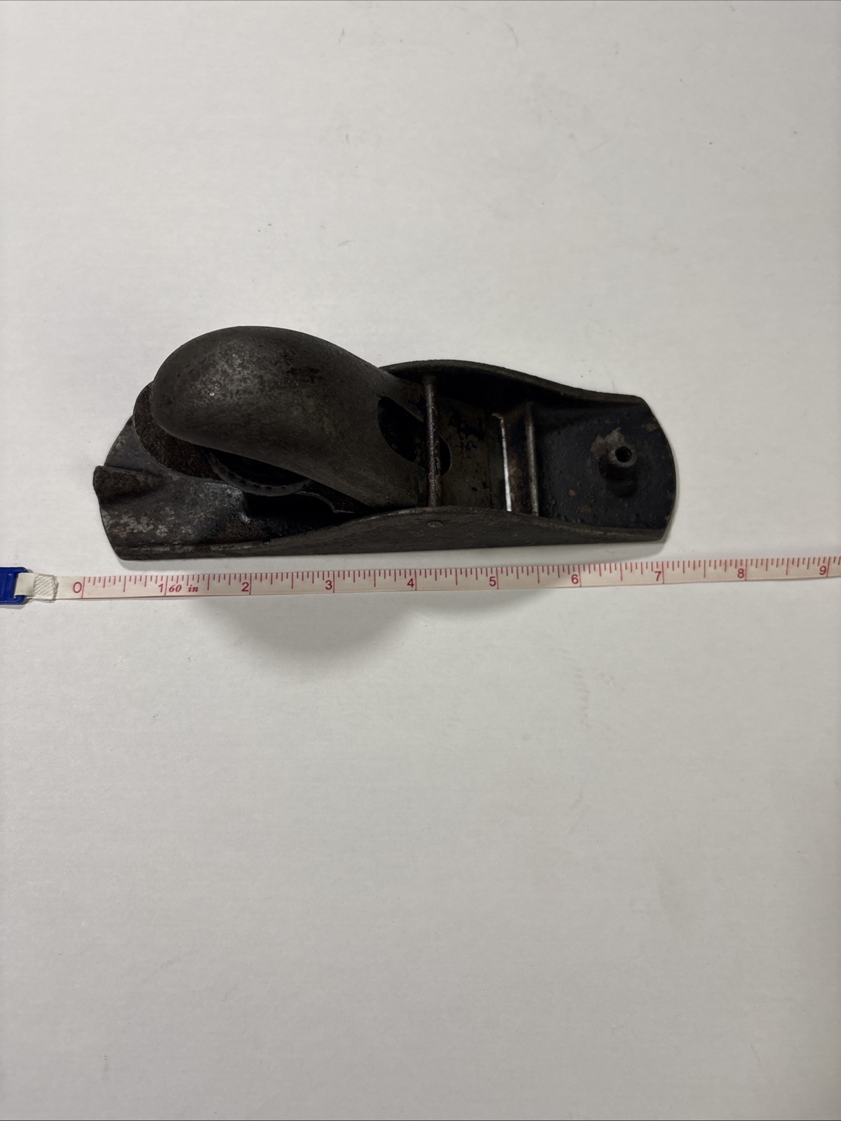 Antique Vintage Unmarked Wood Plane - Missing Front Knob
