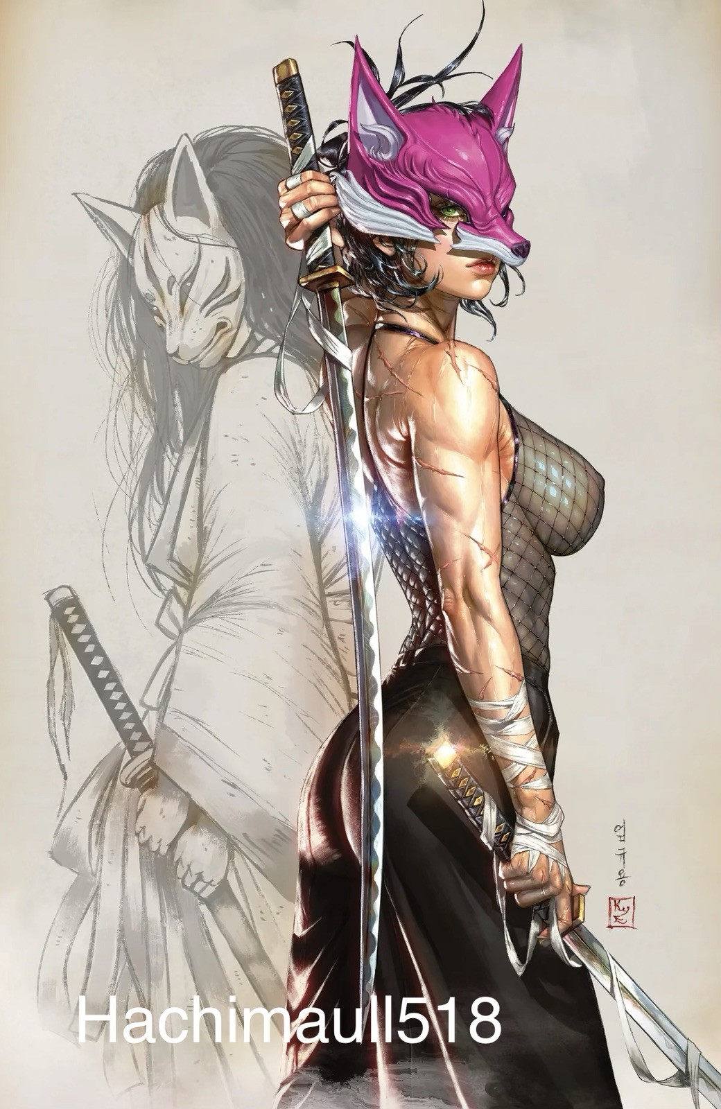 Fox Mask Killer 1 KyuYong Eom White Virgin NYCC 2026 NM Presale Ships Oct 12