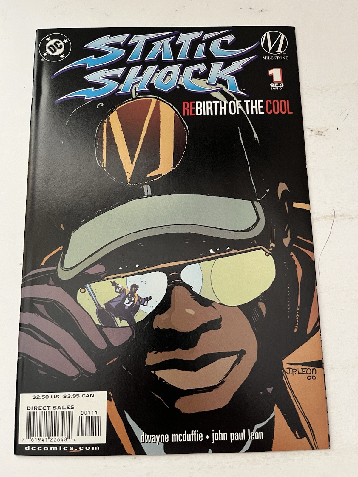 STATIC SHOCK Rebirth of the Cool #1 DC Comics 2001 NM- 9.2 High Grade Low Print