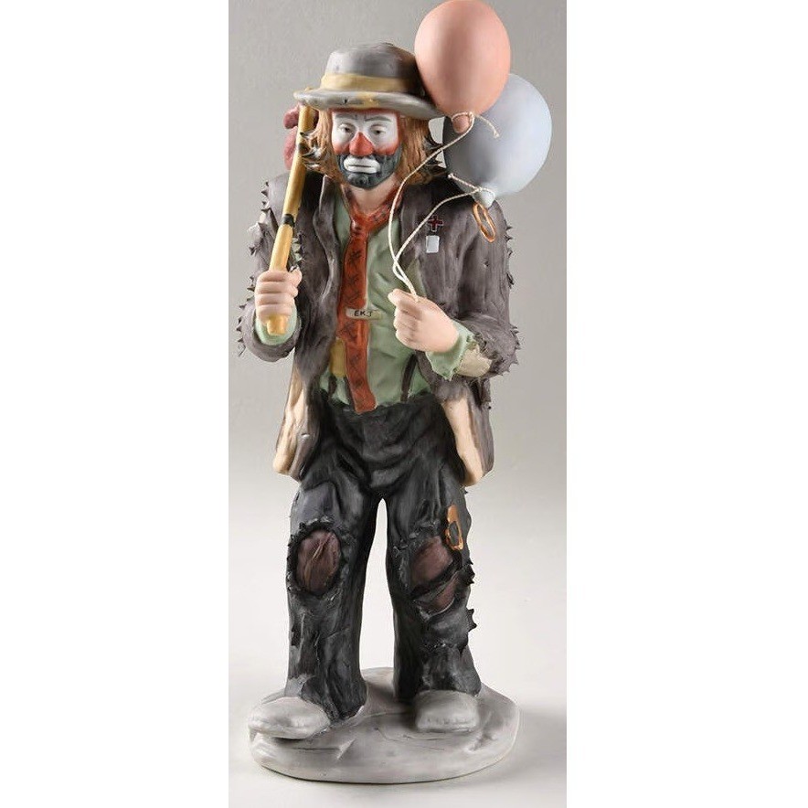 Vintage Emmett Kelly Jr Weary Willie Balloons Figurine 1986 Limited Edition