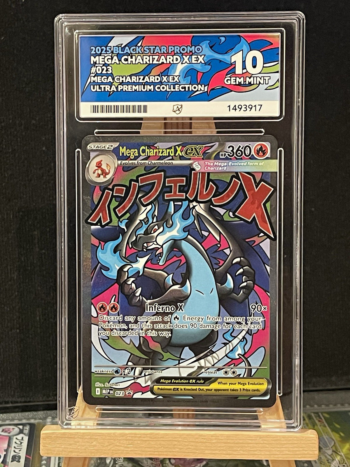 Pokémon TCG Mega Charizard X EX 023 Black Star Promo Holo Japanese 2025
