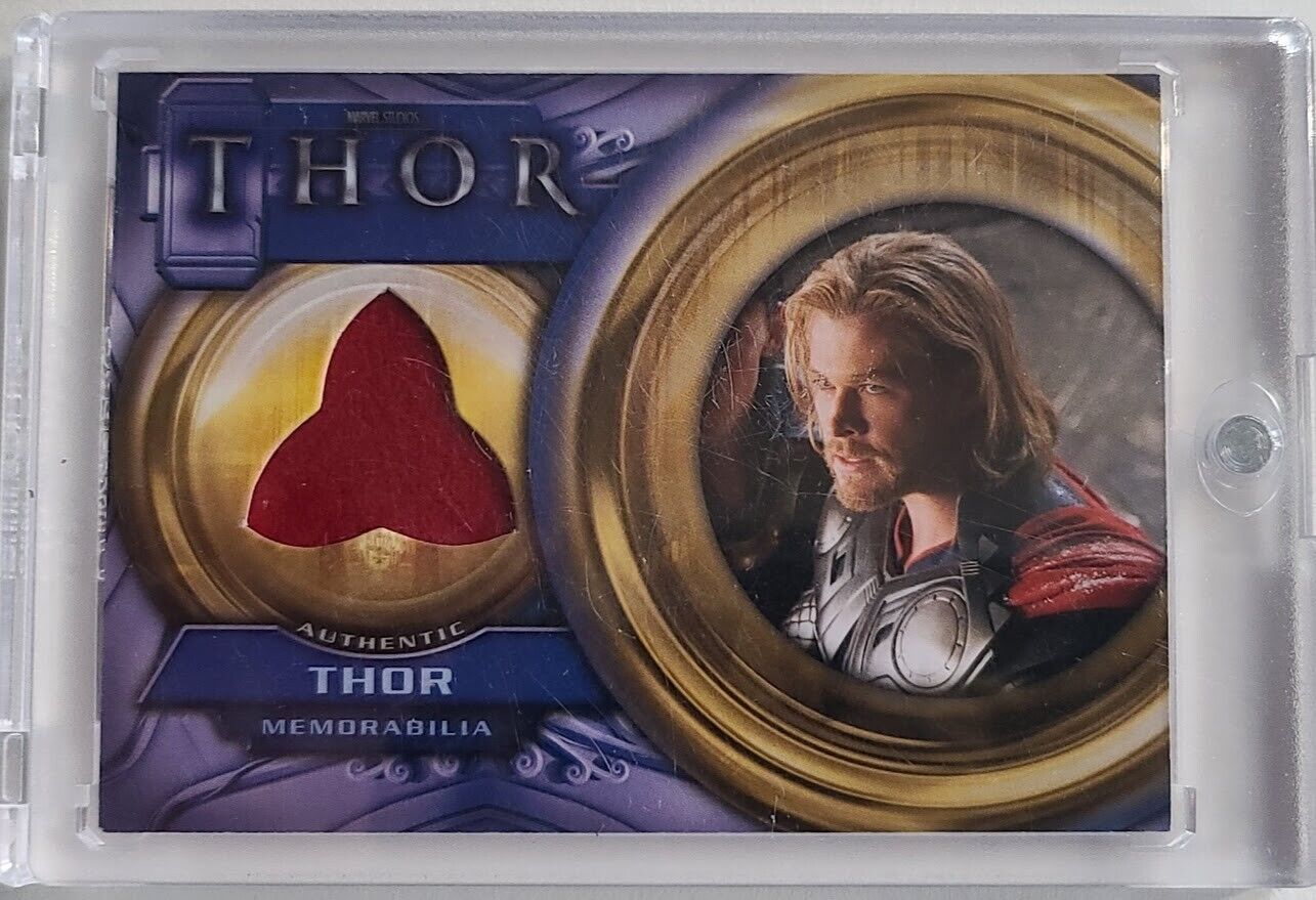 UD Thor Avengers Chris Hemsworth Thor Authentic Memorabilia Costume Card F1