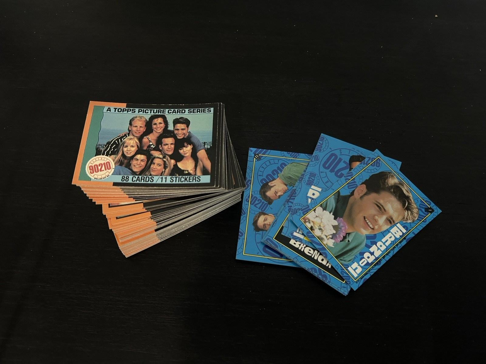 1991 Topps Beverly Hills 90210 Complete Trading Card Set 99 Cards Stickers