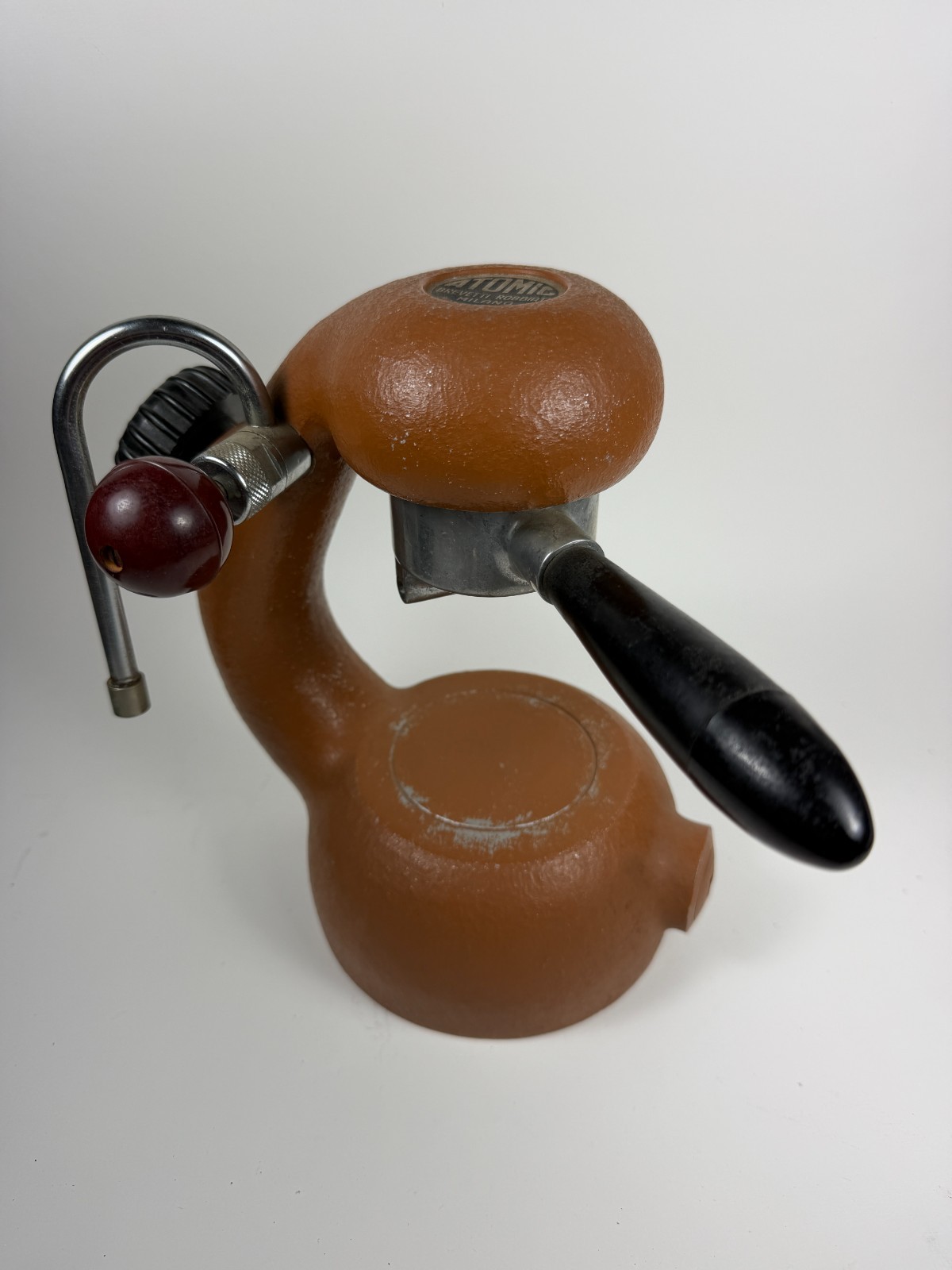 Vtg Mid-Century Atomic Stovetop Brevetti Robbaiti Espresso Maker Made In Italy