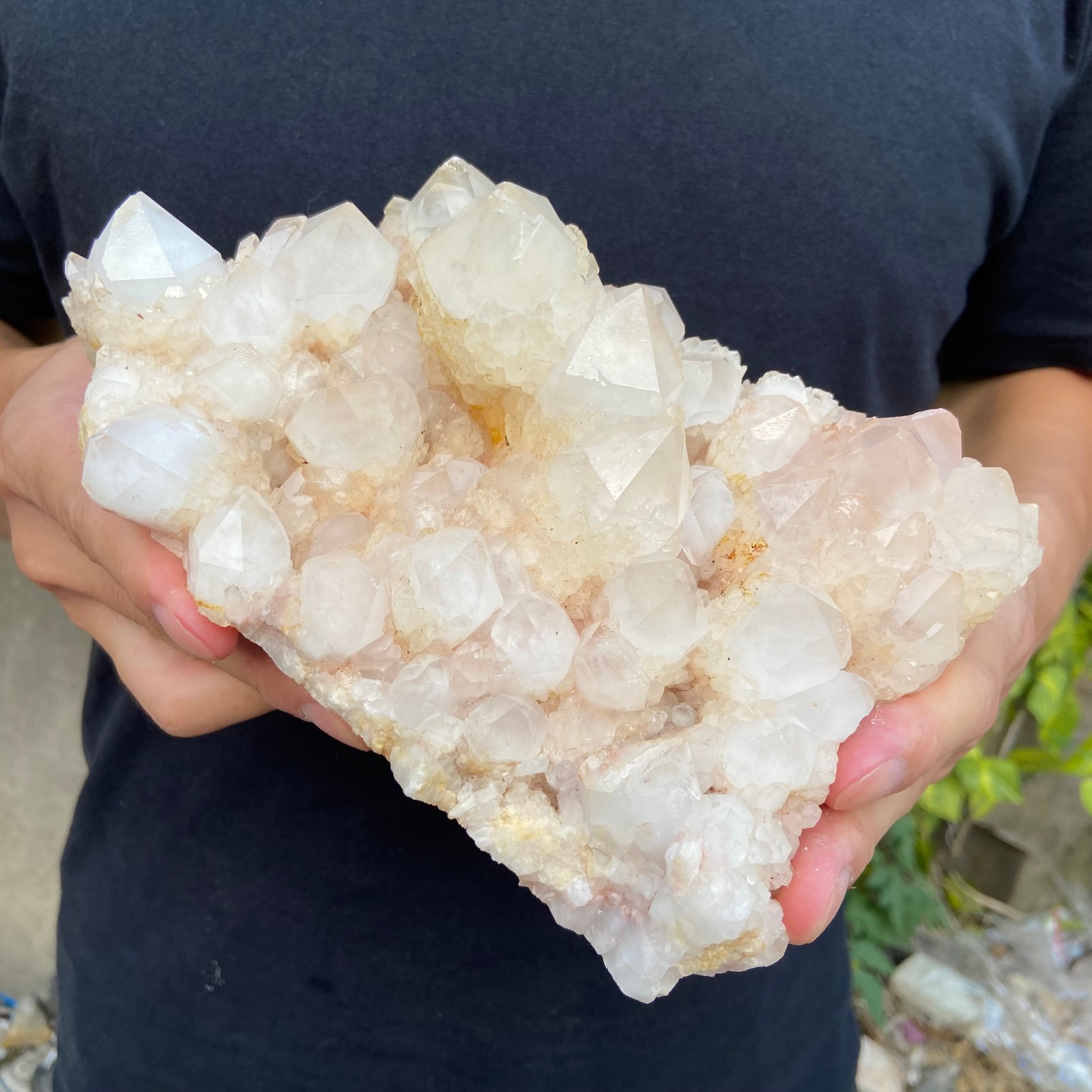 5.7lb Large Natural Clear White Quartz Crystal Cluster Rough Healing Specimen